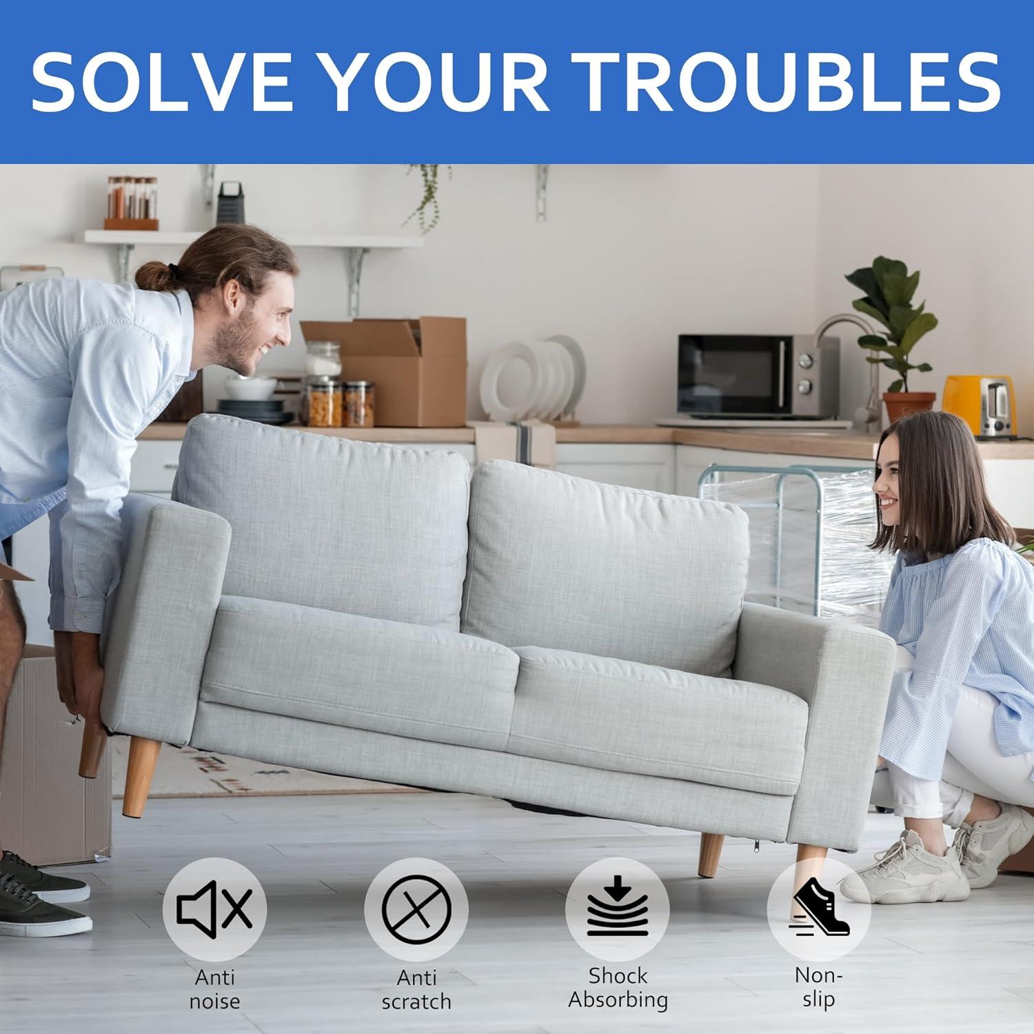 Almohadillas Antideslizantes de Silicona VOCOMO 101.6x12.7 cm - Negro