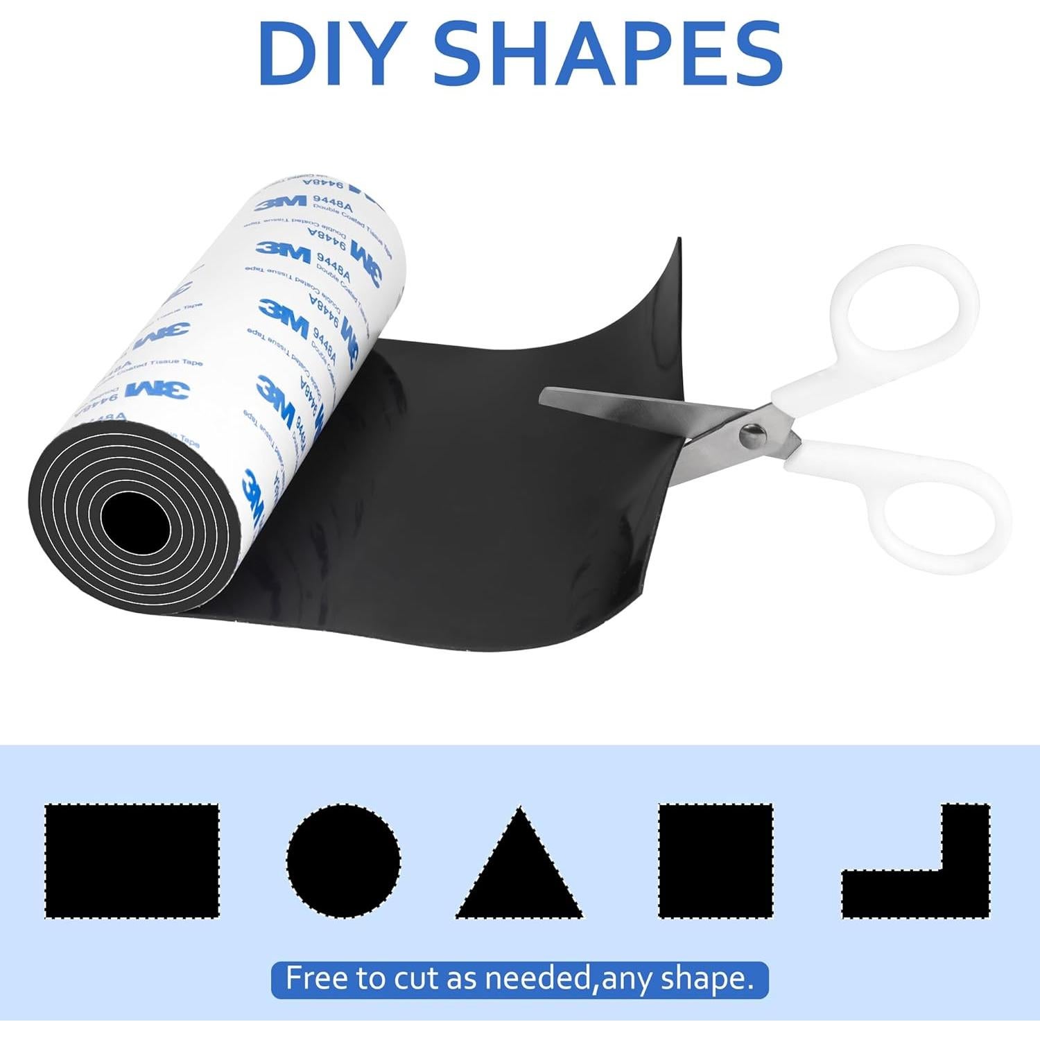 Almohadillas de Silicona Antideslizantes VOCOMO 101.6x12.7 cm - Negro