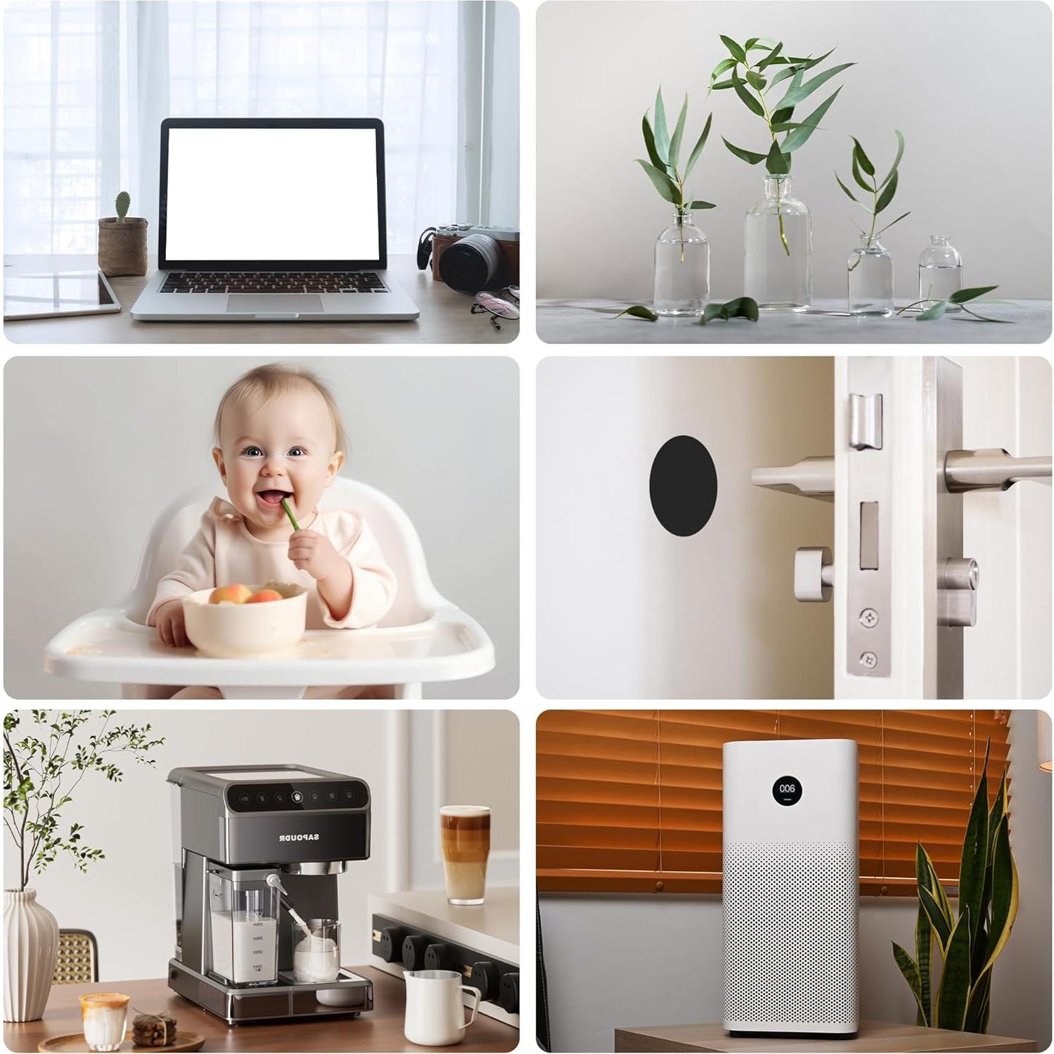 Almohadillas de Silicona Antideslizantes VOCOMO 101.6x12.7 cm - Negro