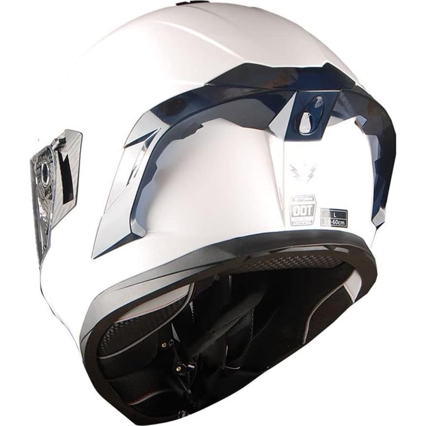 Casco 1Storm HJAH15 Motocicleta Doble Visera Talla S