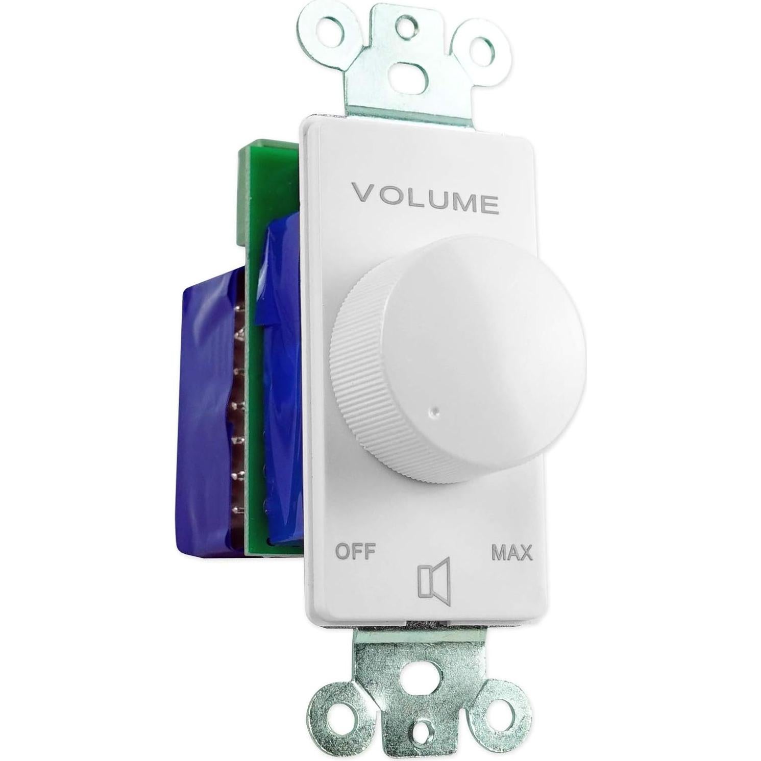Control de Volumen de Pared Rockville VOL7035 35W Blanco
