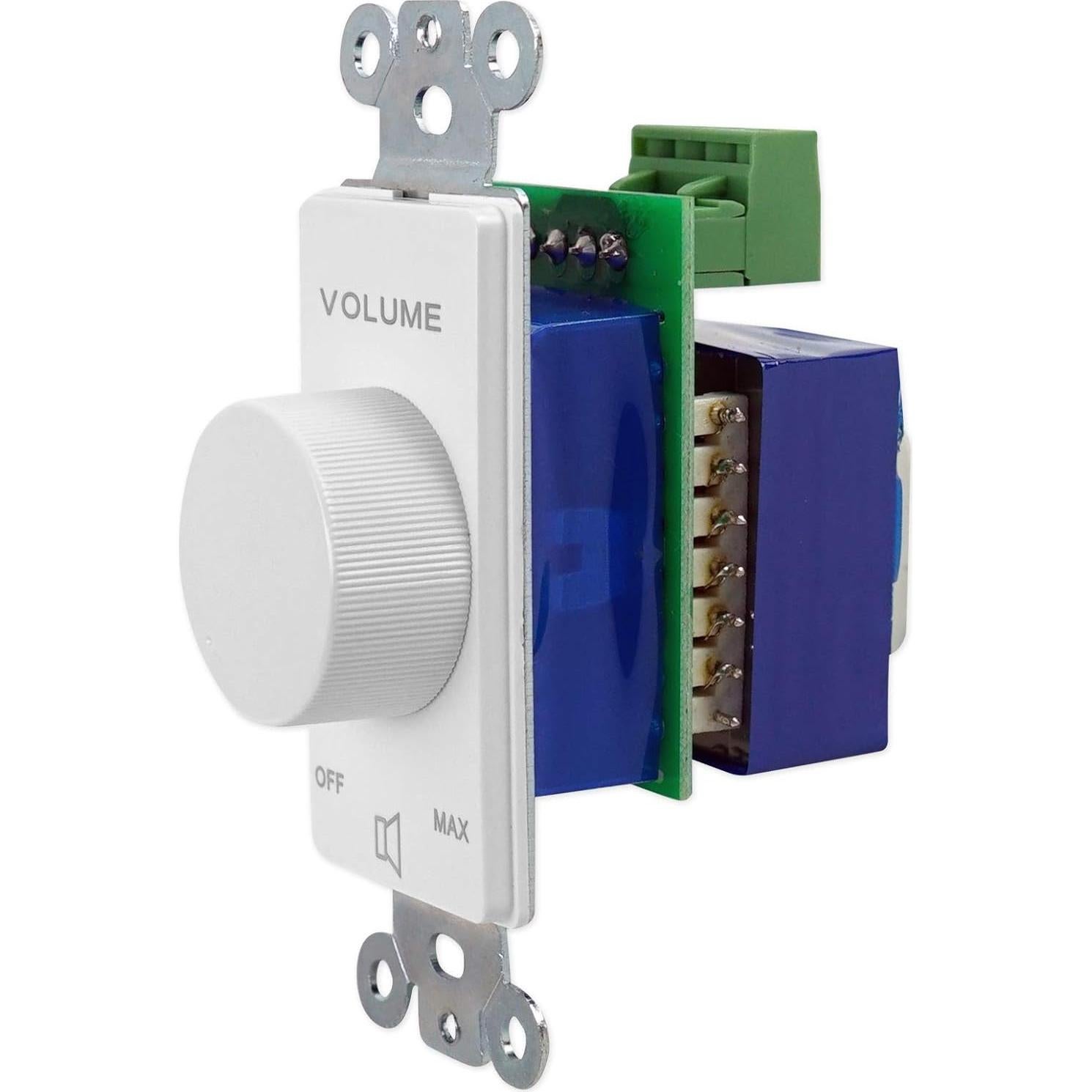 Control de Volumen de Pared Rockville VOL7035 35W Blanco