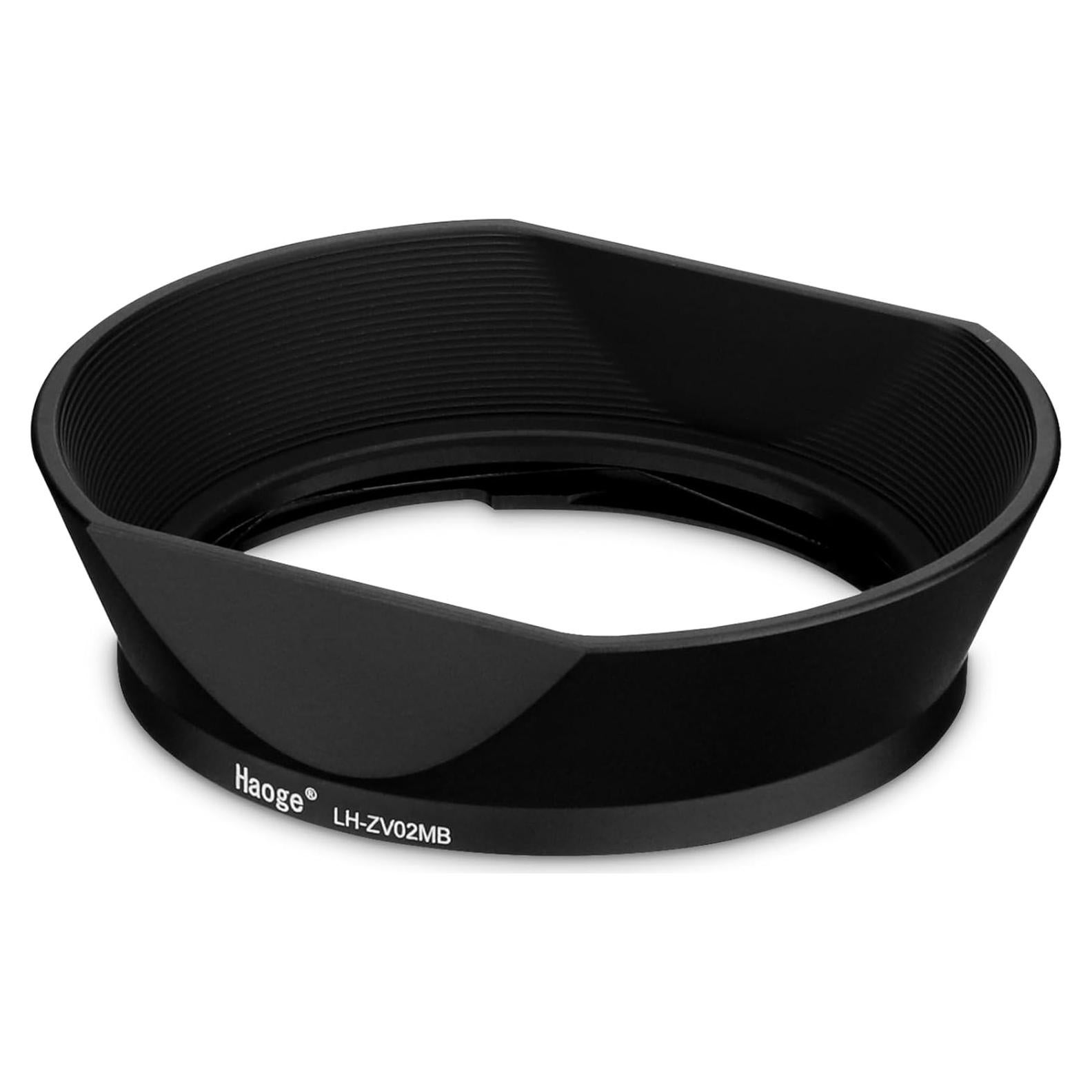Capucha de Lente Metálica Haoge LH-ZV02MB para Lentes Voigtlander y Zeiss