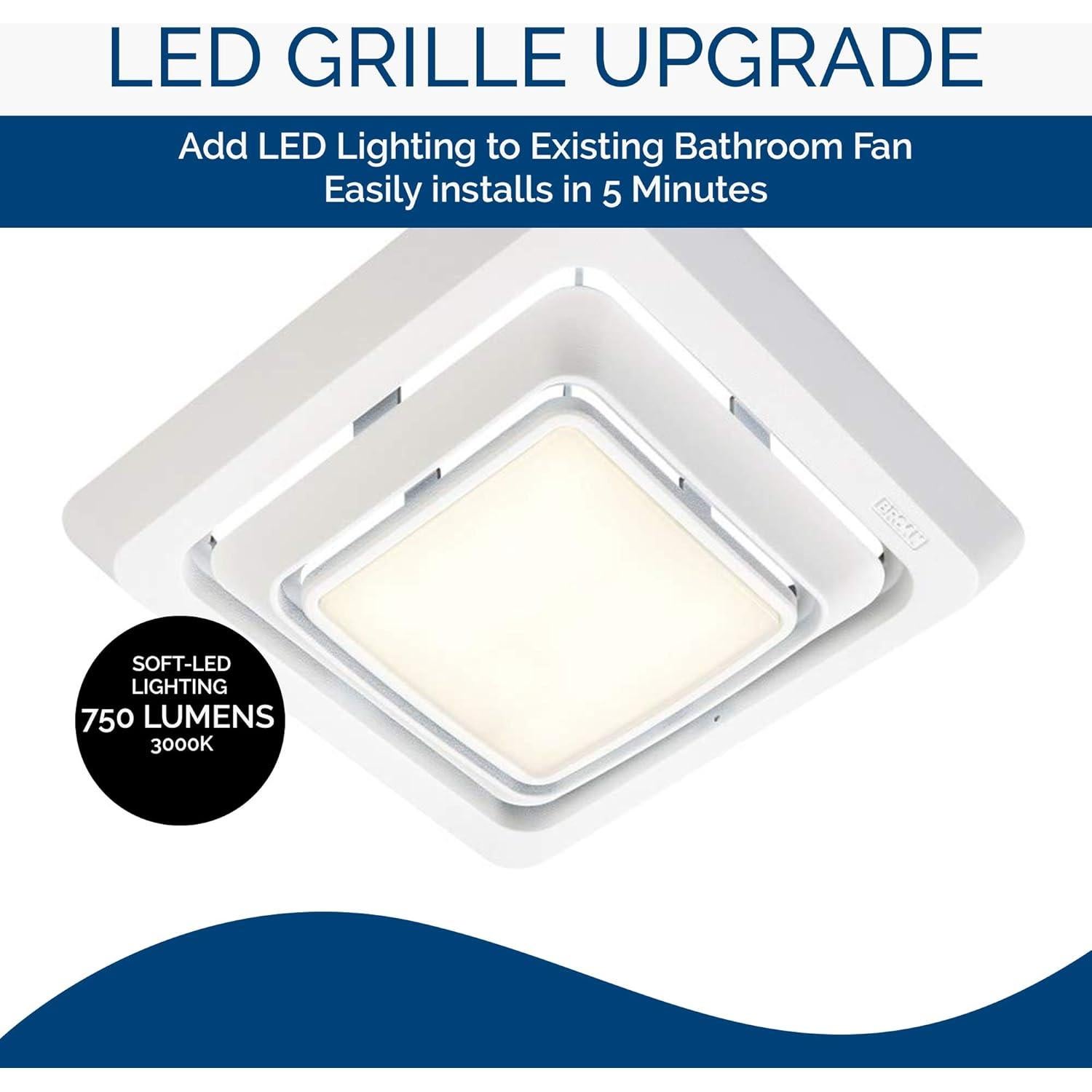 Rejilla Iluminada LED Broan-NuTone FG600S para Baño