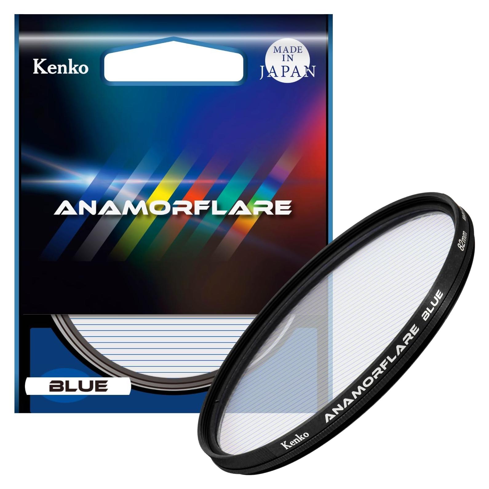 Filtro Kenko ANAMORFLARE 82mm Azul - Efecto Destello Rayo
