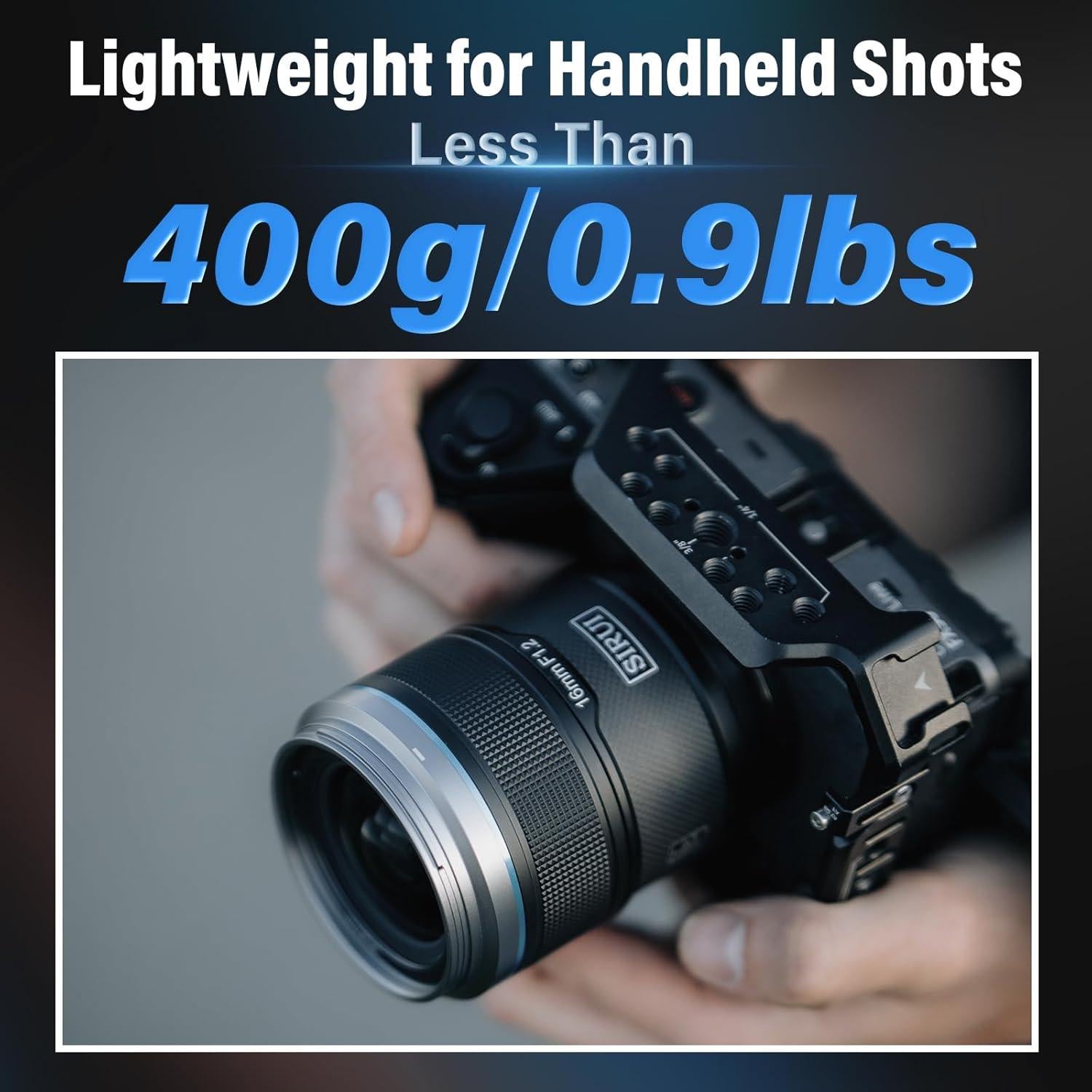 Lente Gran Angular Autofocus SIRUI 16mm F1.2 para APS-C