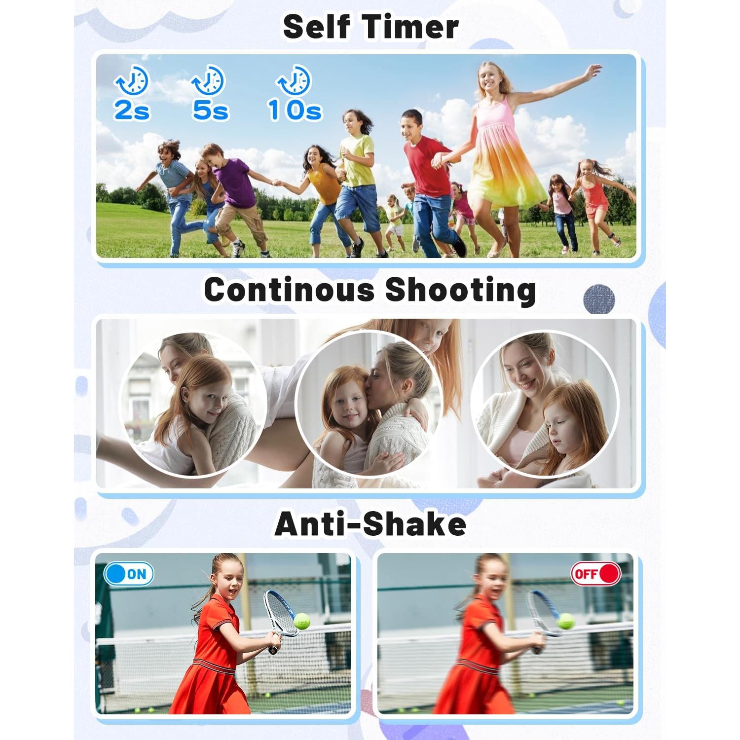 Cámara Digital Compacta FKATEEN DC03 48MP FHD 1080P Niños