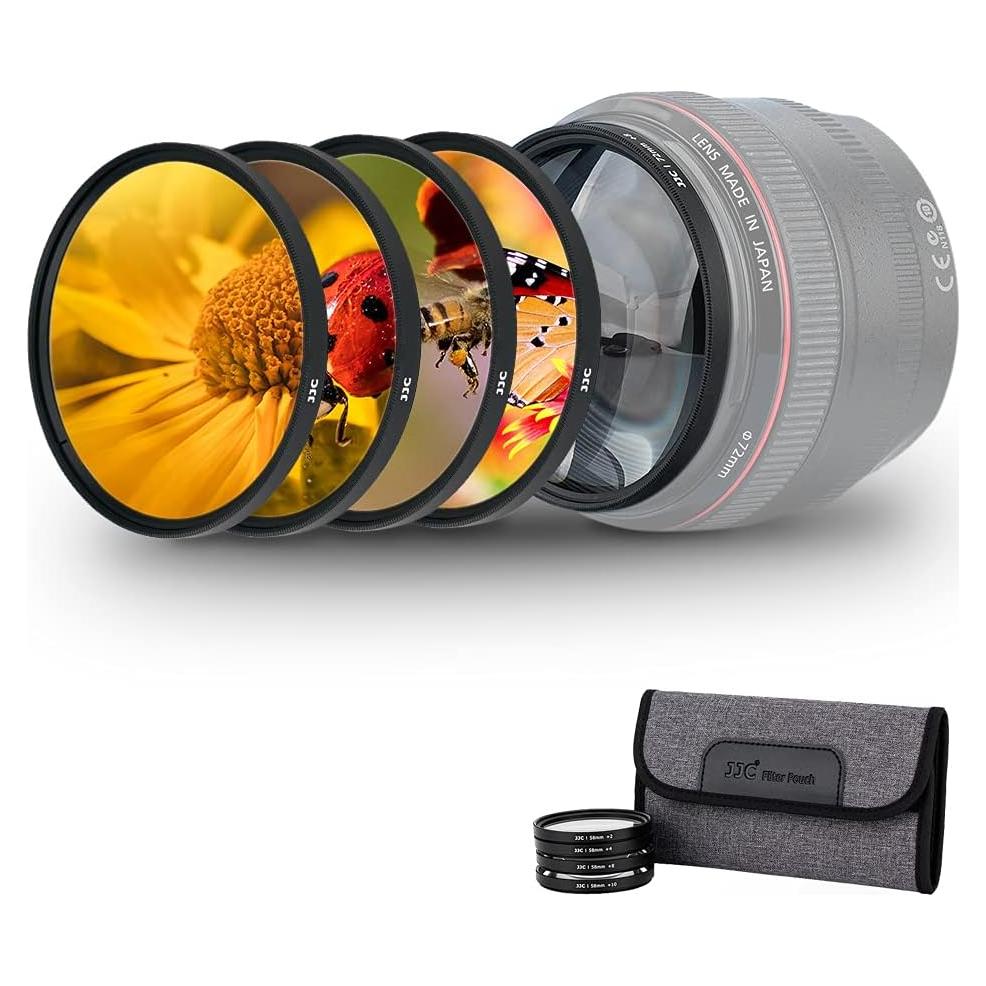 Filtro Macro Close-Up 40.5mm JJC +2 +4 +8 +10 para Lentes