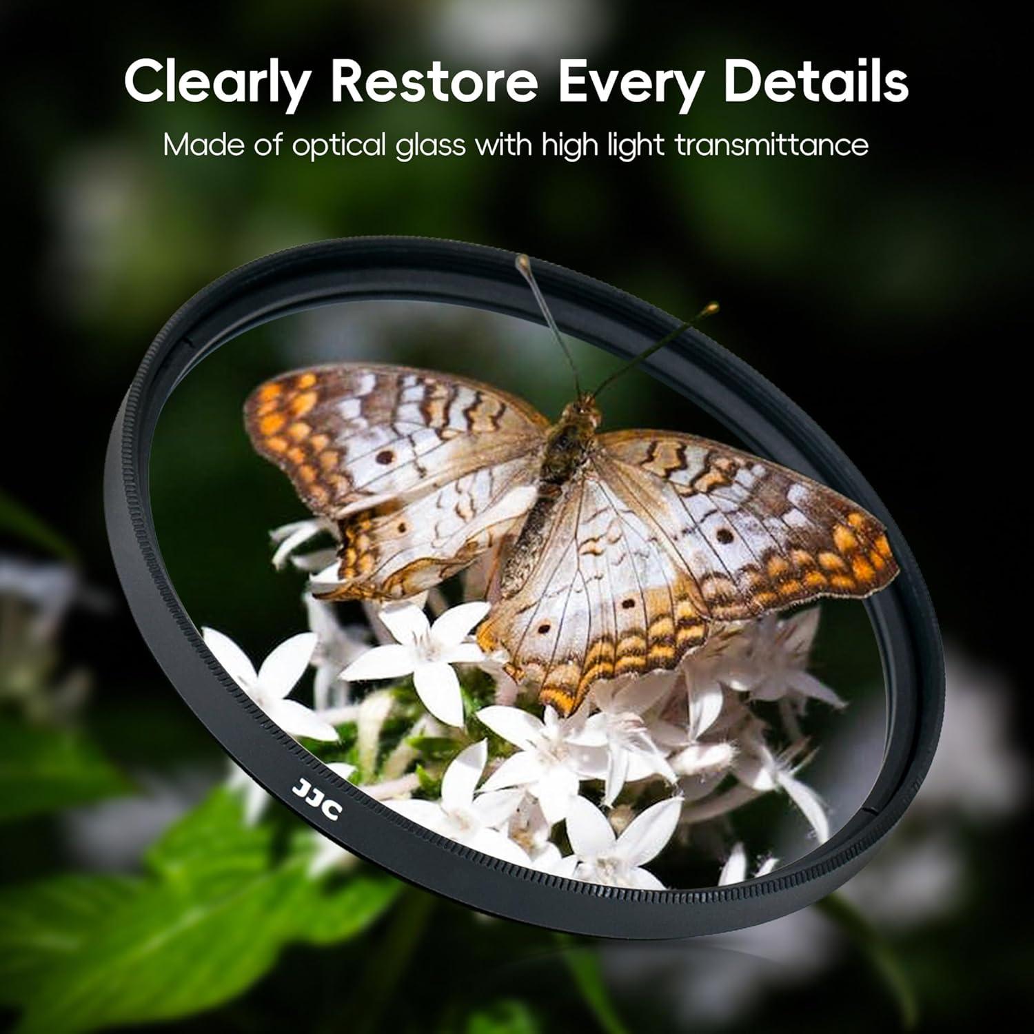 Filtro Macro Close-Up 40.5mm JJC +2 +4 +8 +10 para Lentes