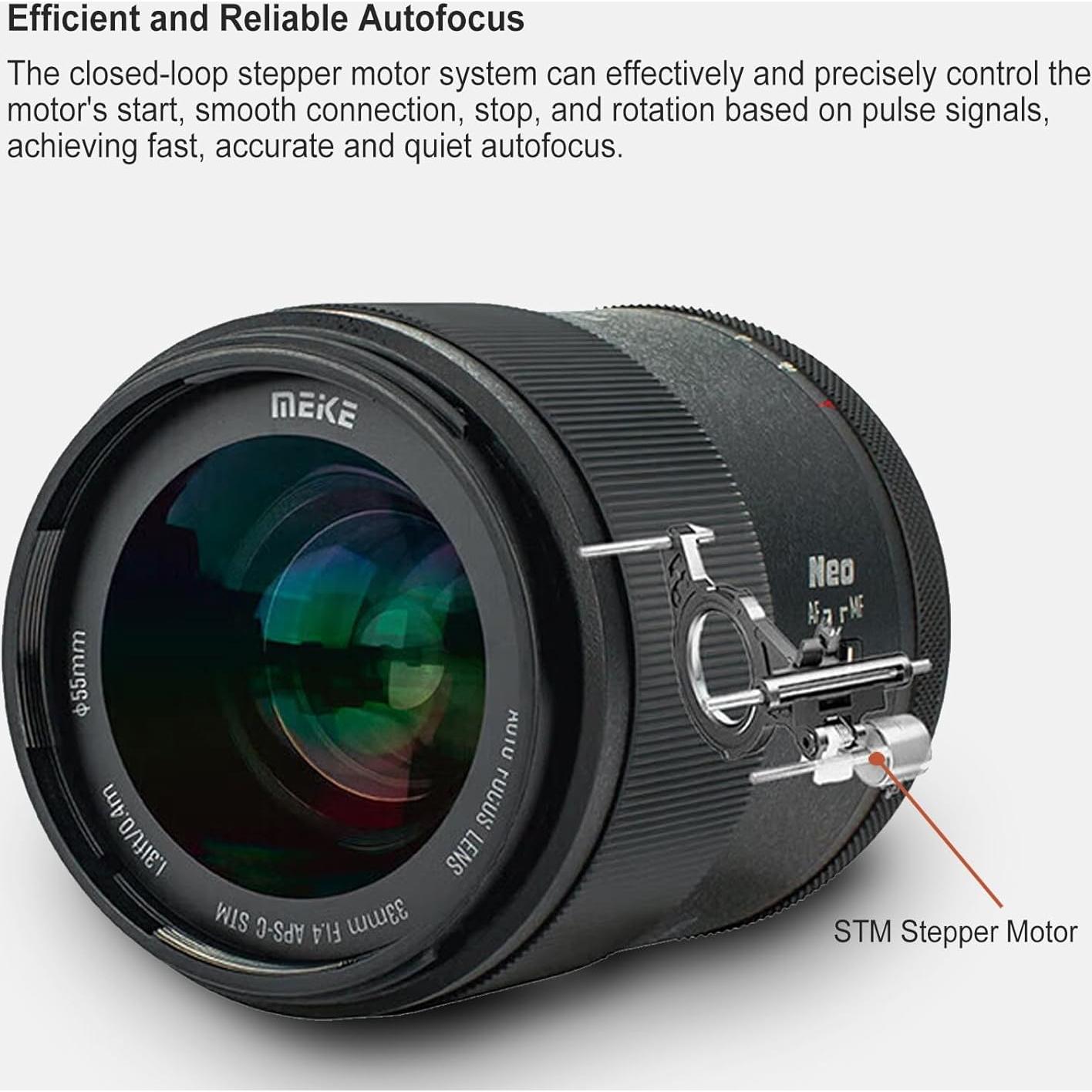 Lente Prime Meike 33mm F1.4 Auto Enfoque para Fujifilm