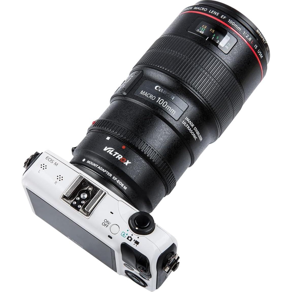 Adaptador de Montura VILTROX EF-EOS M para Lentes Canon EF/EF-S