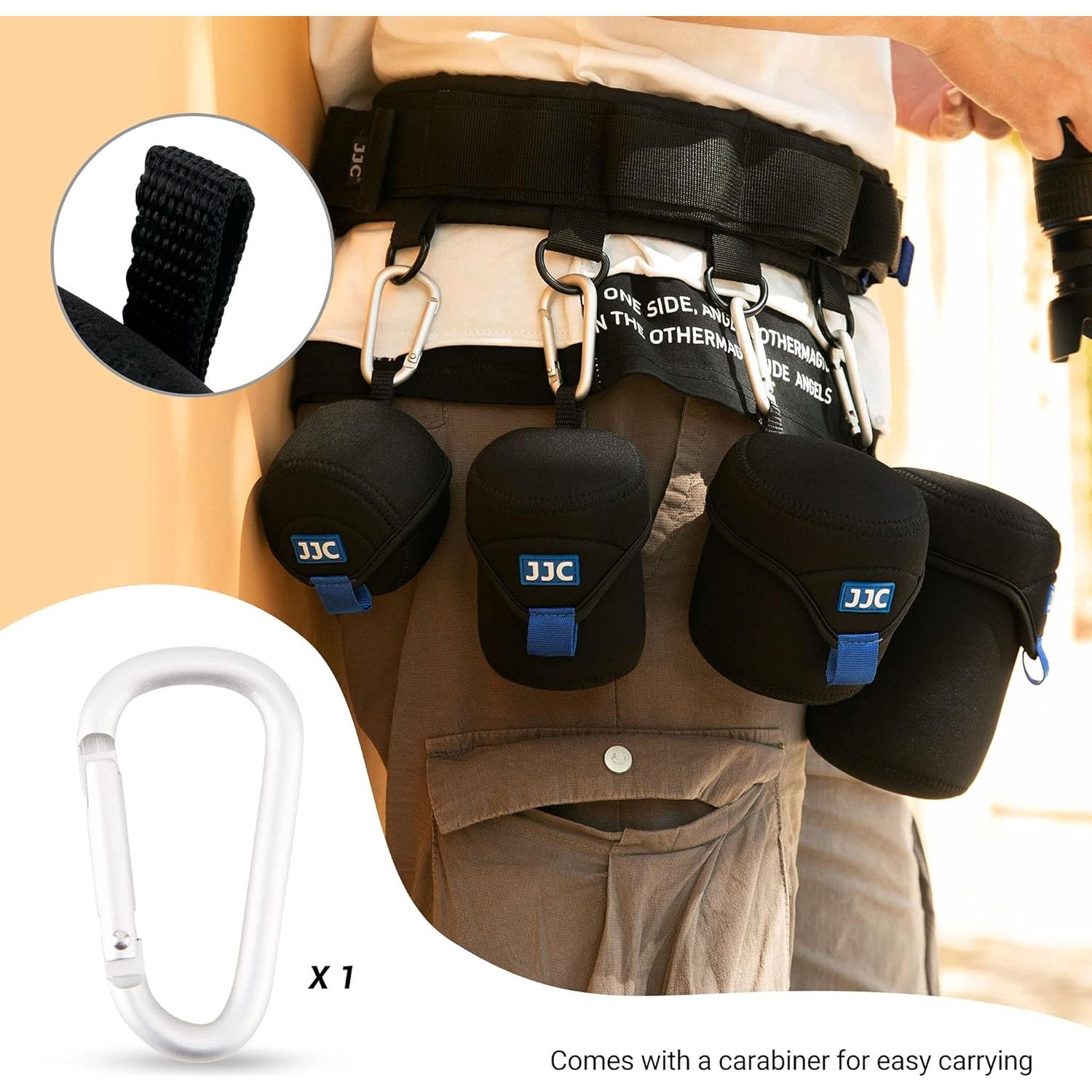 Funda de Lente de Neopreno JJC para Lentes Sin Espejo 62x40mm