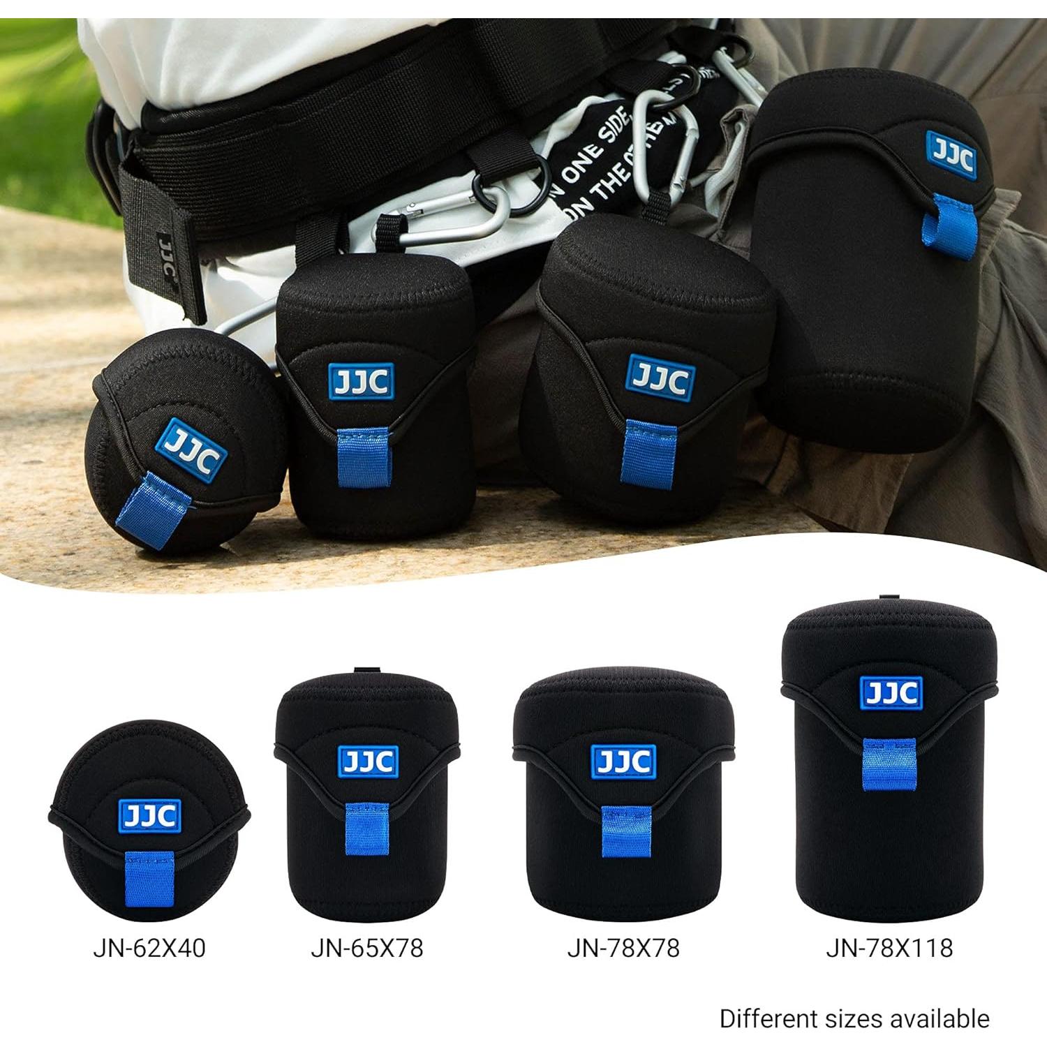 Funda de Lente de Neopreno JJC para Lentes Sin Espejo 62x40mm