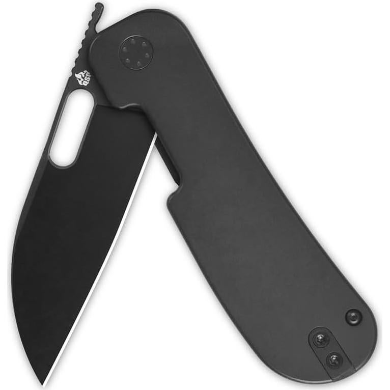 Cuchillo Plegable QSP Variant PE Titanio Negro 7.62cm