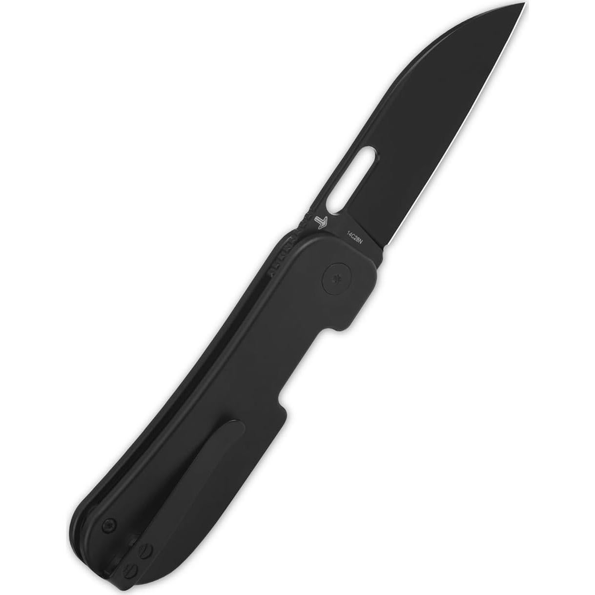 Cuchillo Plegable QSP Variant PE Titanio Negro 7.62cm