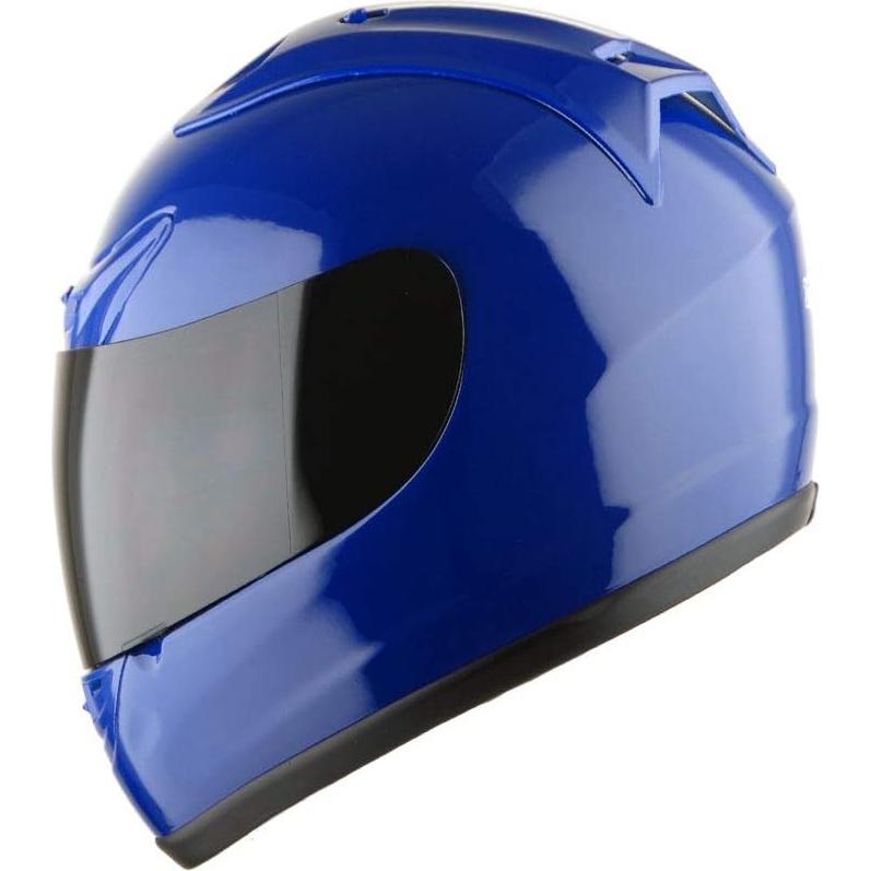 1Storm New Motorcycle Bike Full Face Helmet JH901 Matt Black + One Extra Clear Shield: JH901