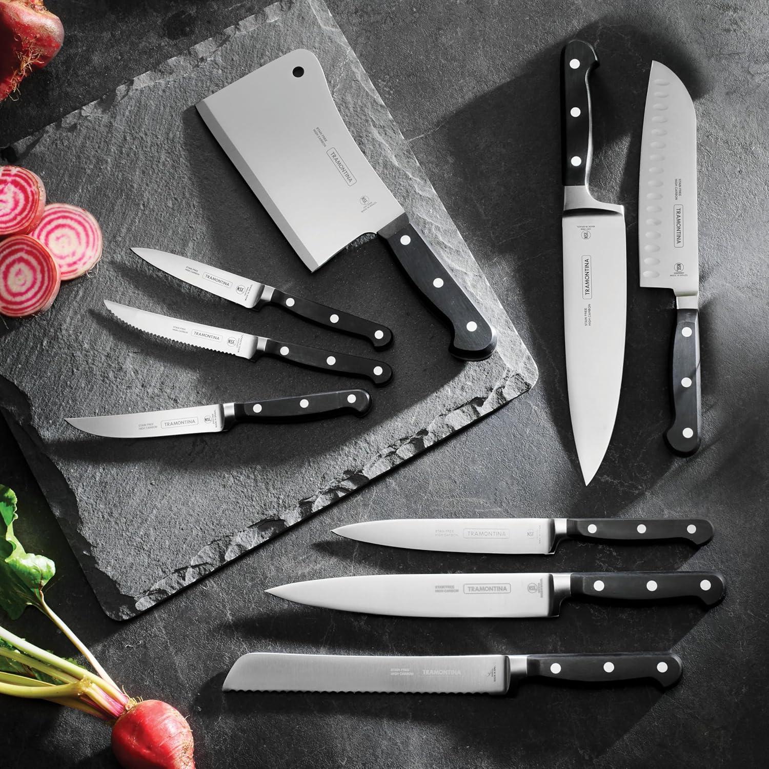 Juego de cuchillos de carne Tramontina Pro Series 4 piezas 12.7 cm