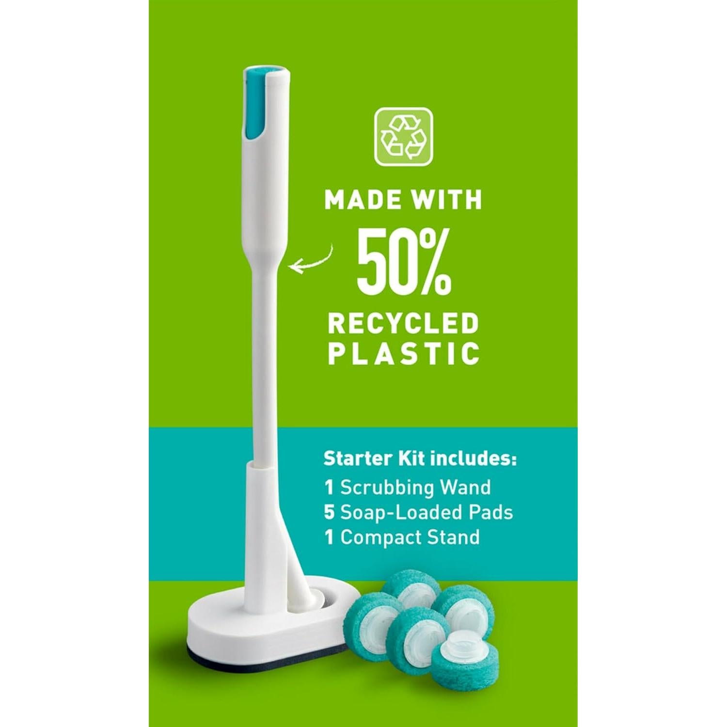 Limpiador de Inodoro Scotch-Brite Power Scour con 5 Recargas