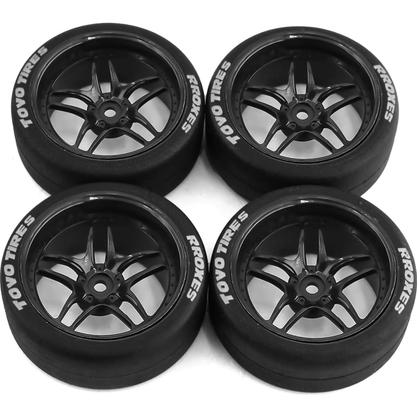 Neumáticos RC Drift REDSPIDER 1:10 4PCS Caucho 12mm Hex