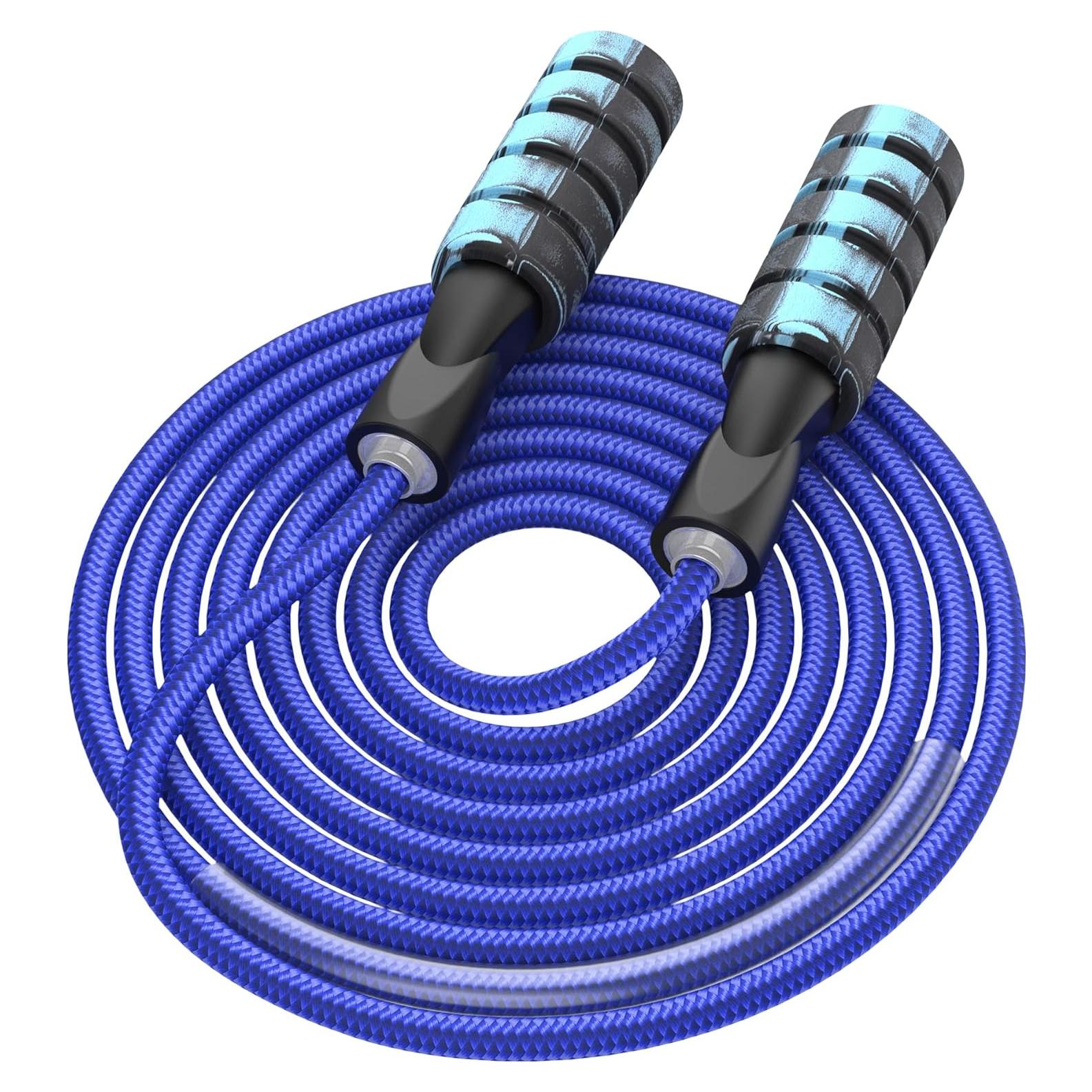 Cuerda de Saltar Ajustable Crhoeiq para Ejercicio y Fitness