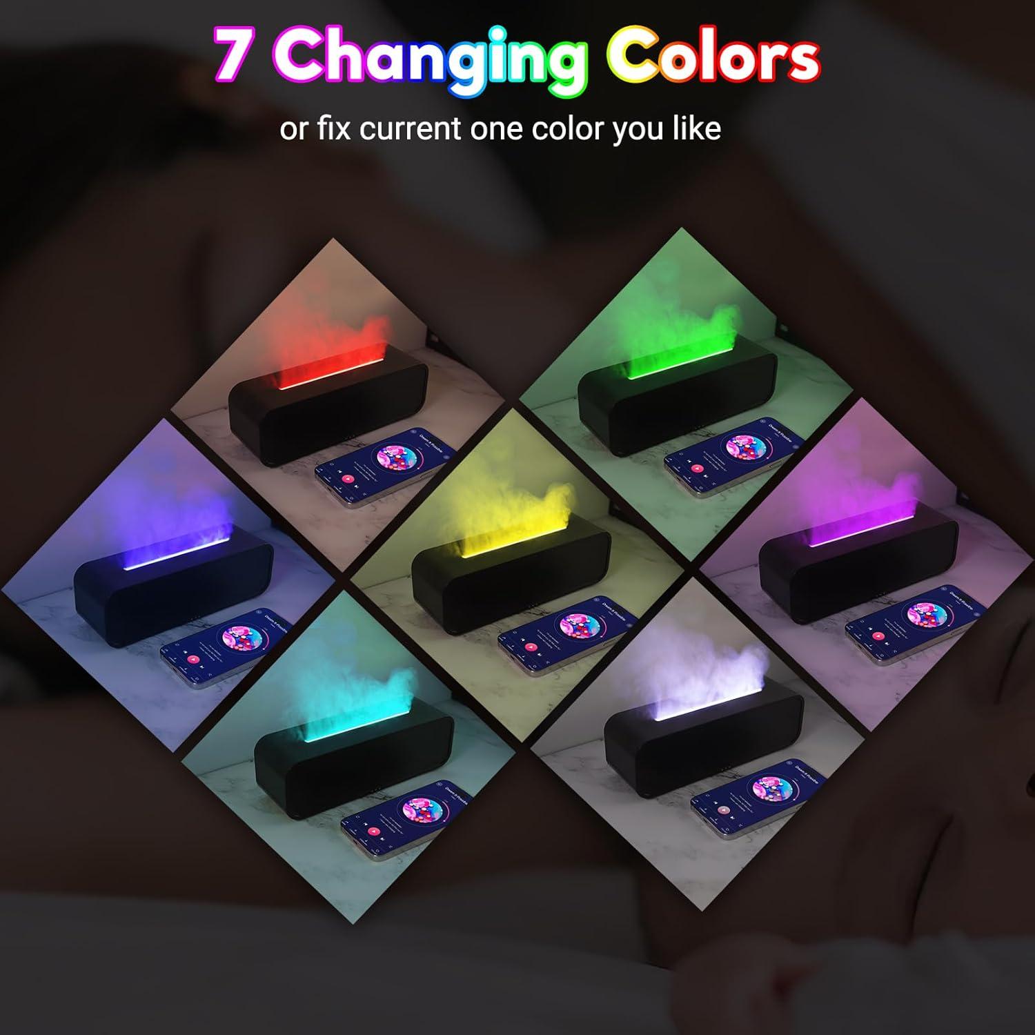 Difusor de Aceite Esencial SENMUL A4 250ml con Efecto Llama