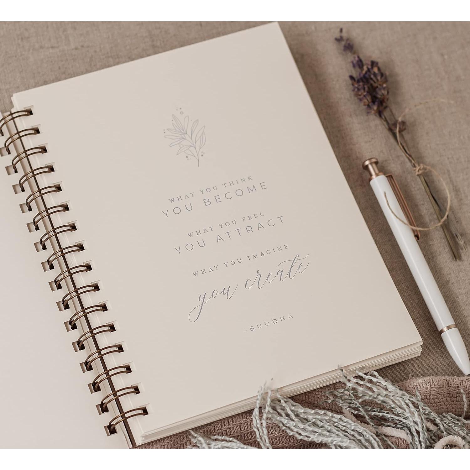 Diario Guiado de Felicidad Jen Simpson 12.7x20.3 cm Chai Latte