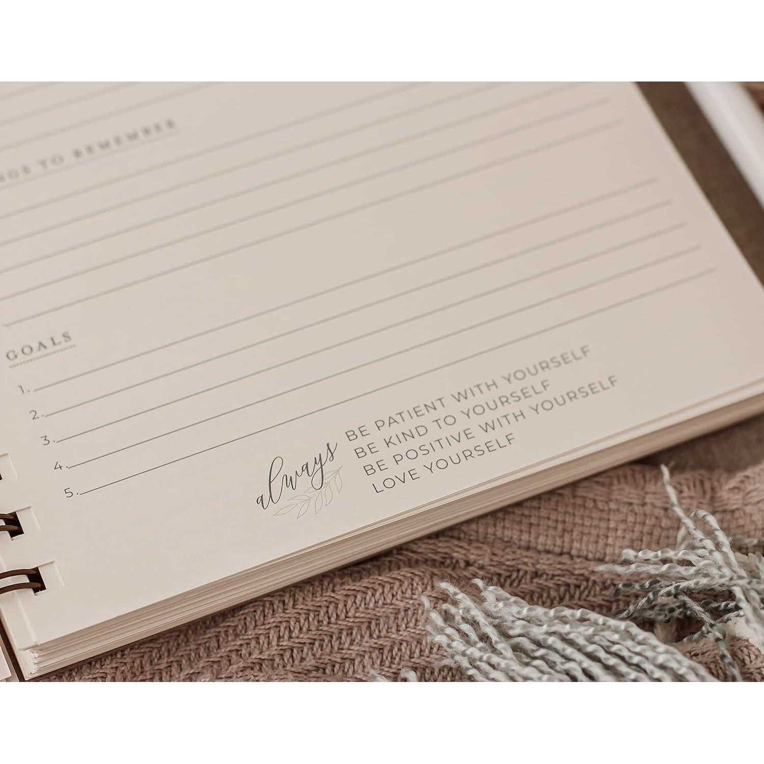 Diario Guiado de Felicidad Jen Simpson 12.7x20.3 cm Chai Latte