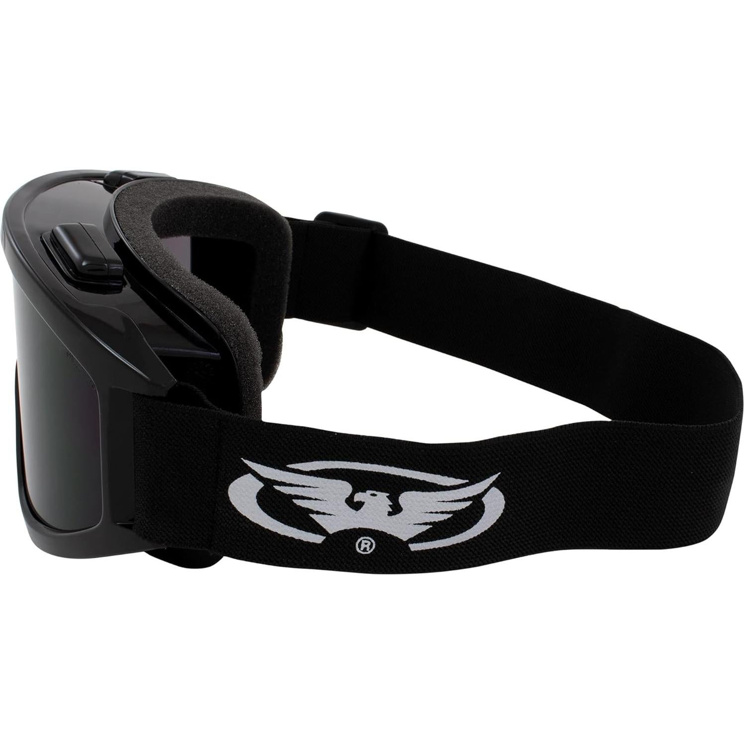 Gafas de Motocicleta Global Vision Windshield - Negro