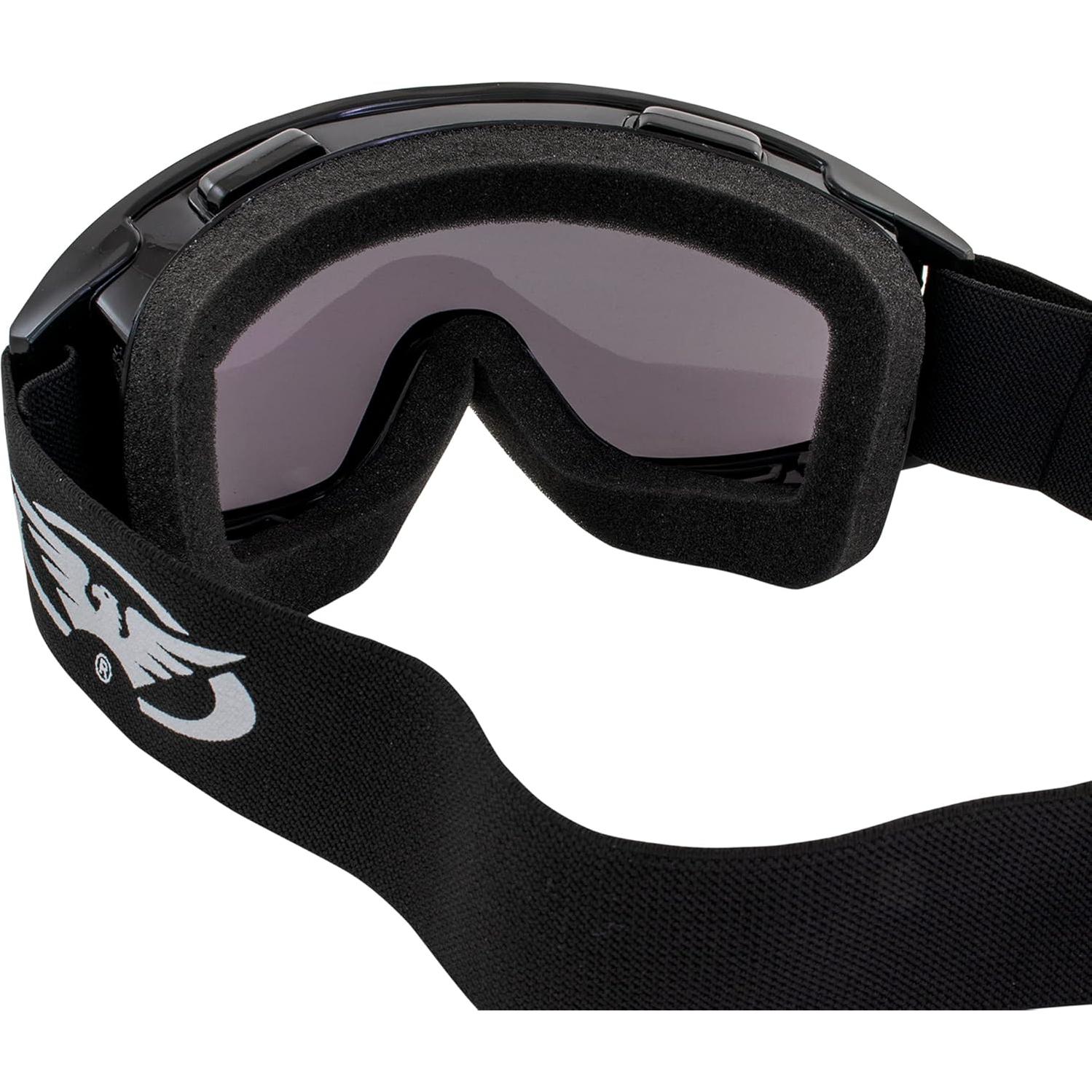 Gafas de Motocicleta Global Vision Windshield - Negro