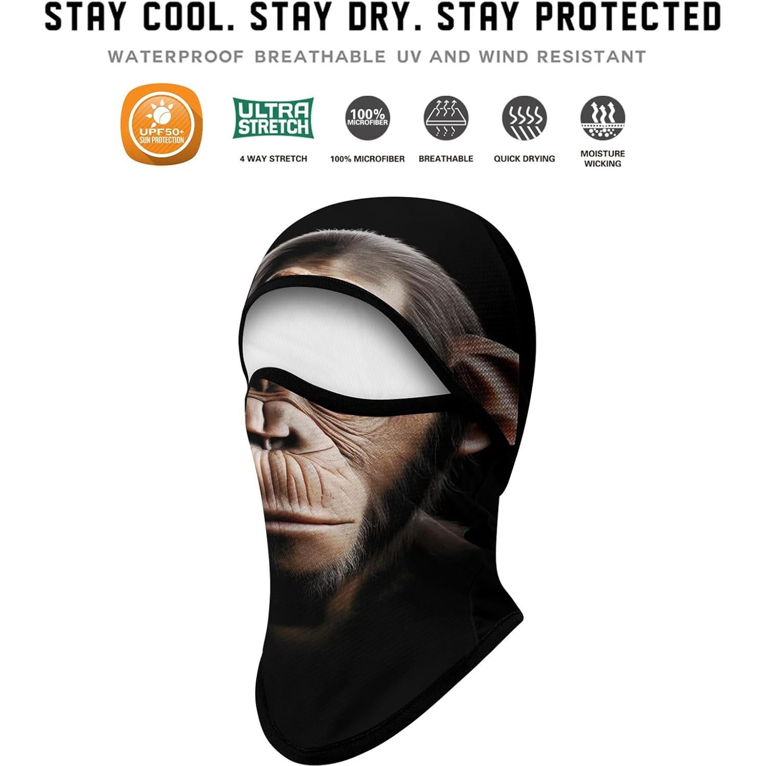 Máscara Facial Balaclava Obacle UPF 50% para Hombres y Mujeres