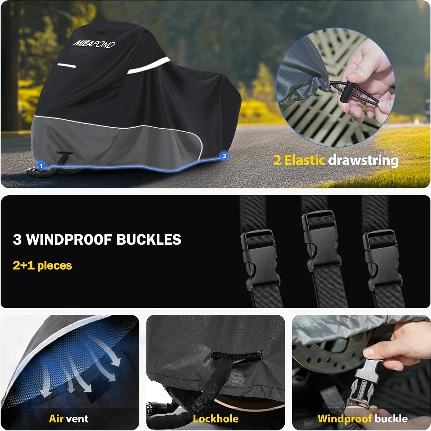 Funda de motocicleta impermeable Mieapond para Harley Sportster