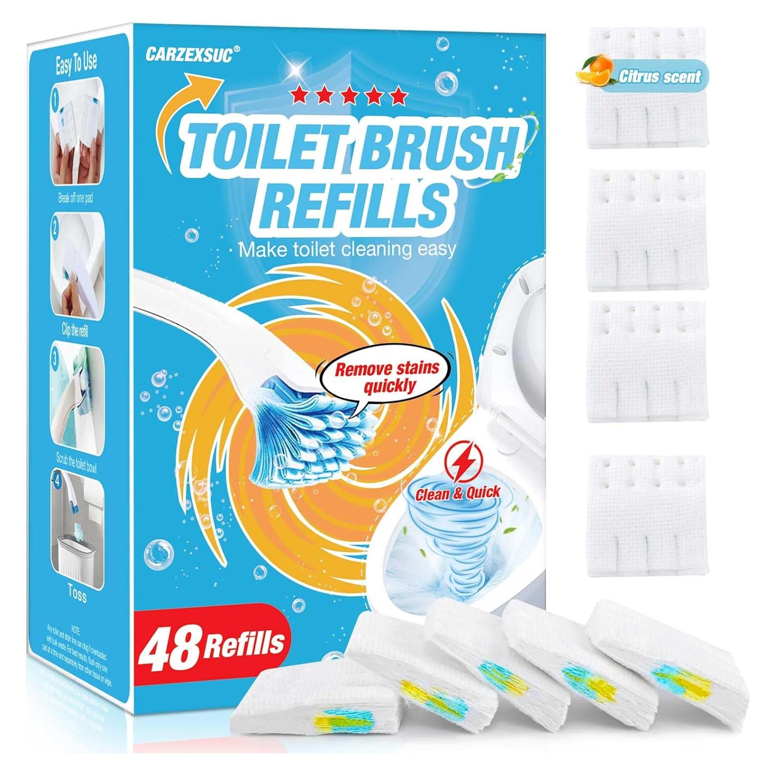 Recargas de Limpiador de Inodoro CARZEXSUC 48 Unidades Aroma Cítrico