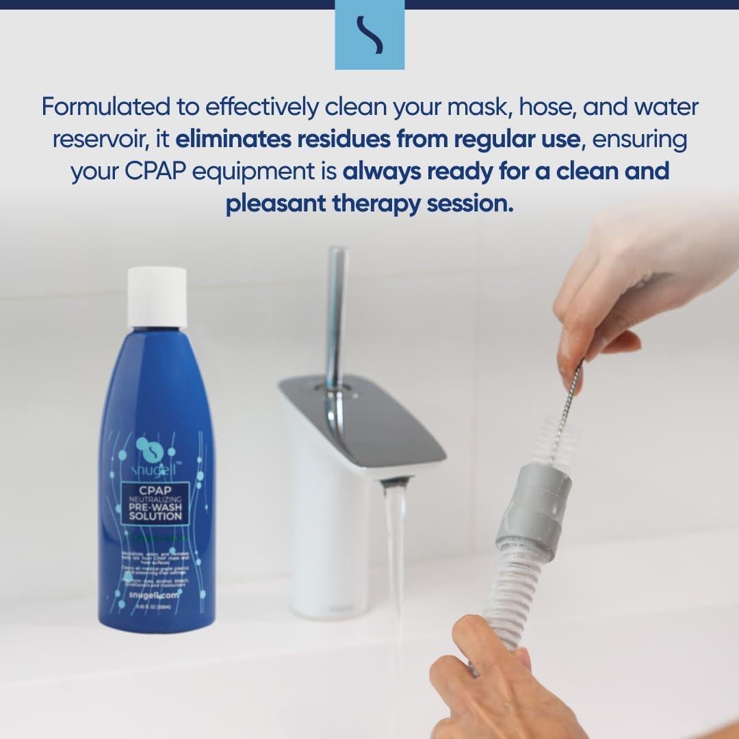 Limpiador CPAP Snugell 238ml Aroma Cítrico - Neutraliza Olores