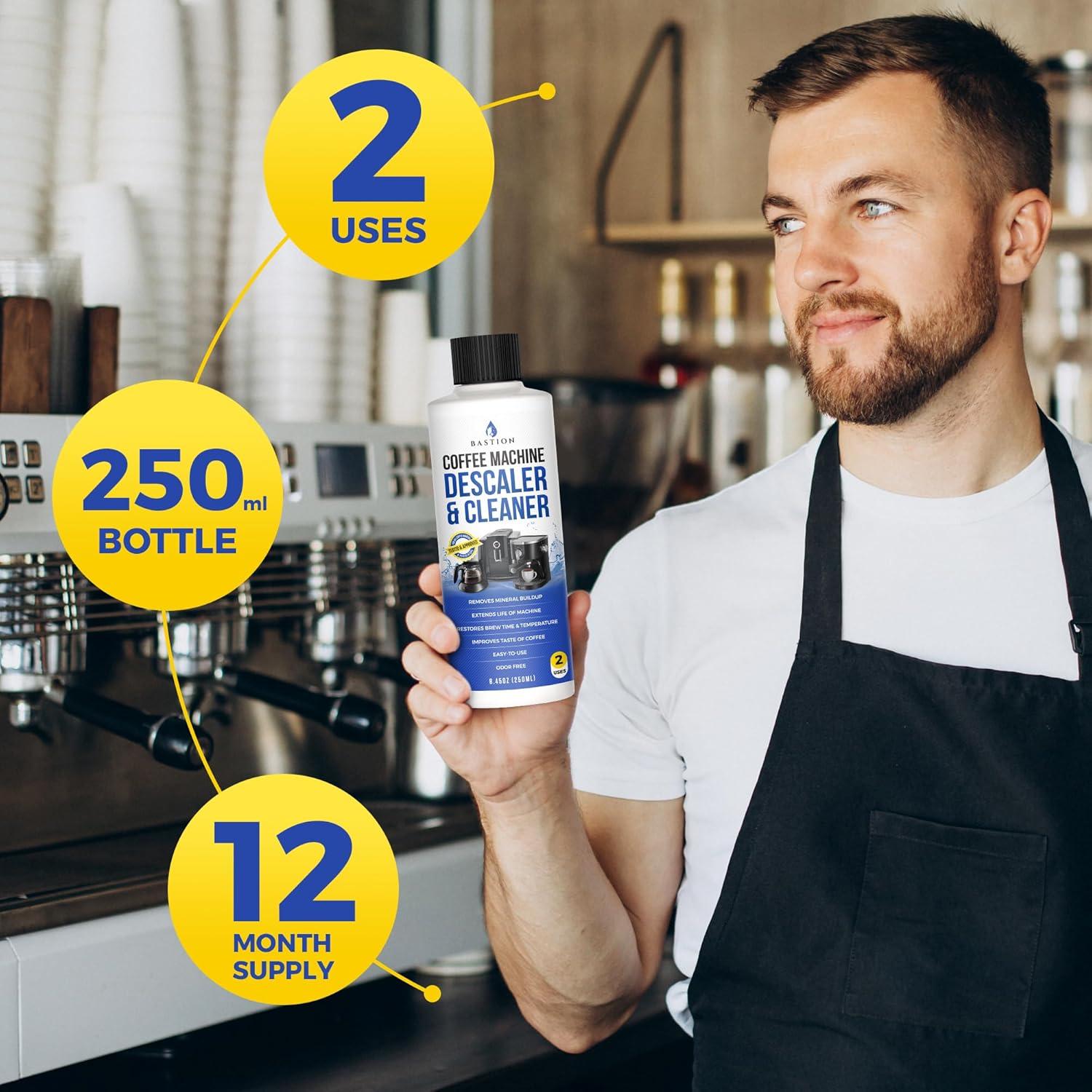 Desincrustante Líquido Bastion 236.59 ml para Cafeteras