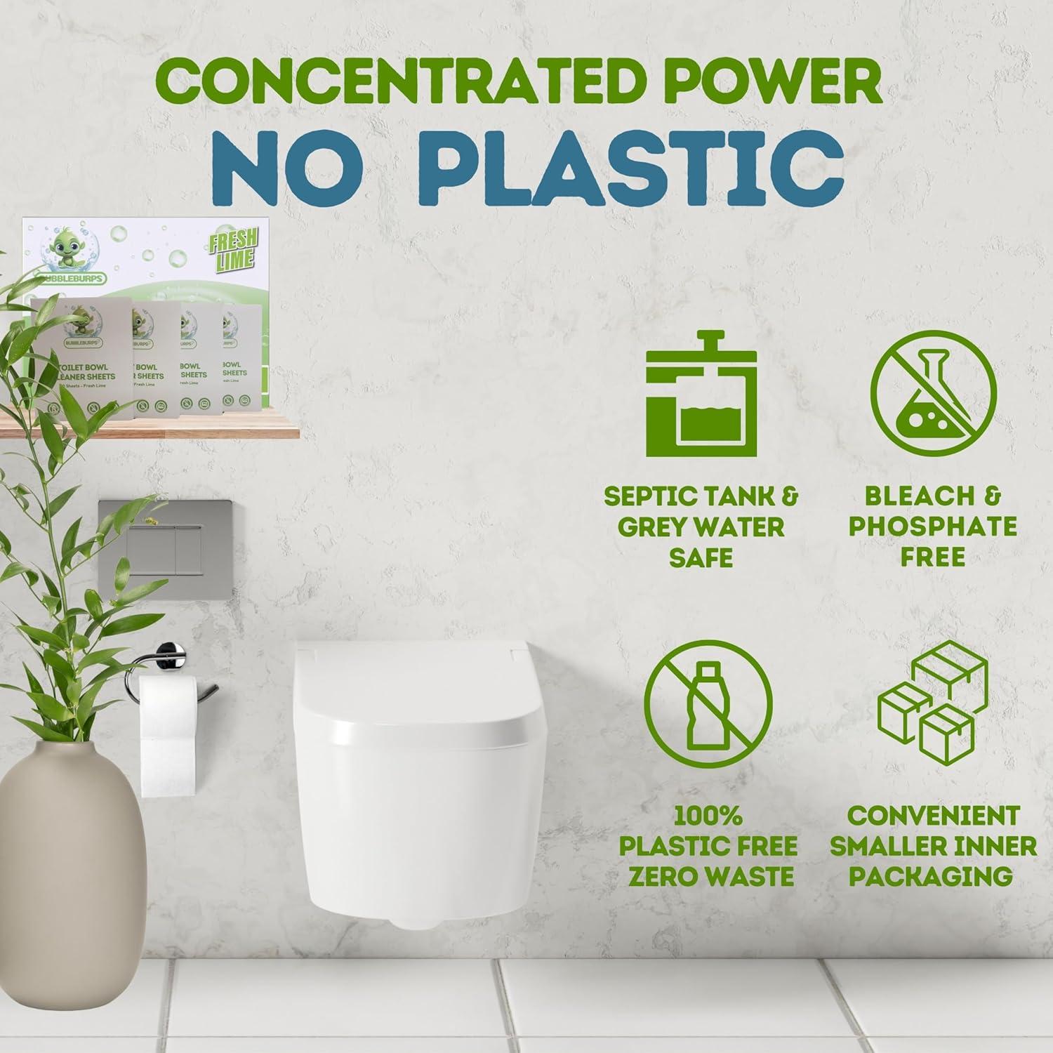 Combo Hojas y Tabletas Limpiadoras Bubbleburps 64 Unidades