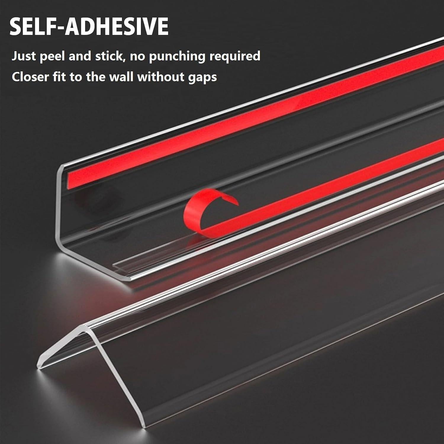 Protector de Esquina de Pared Transparente Apoctsddo 2 PCS 4 cm