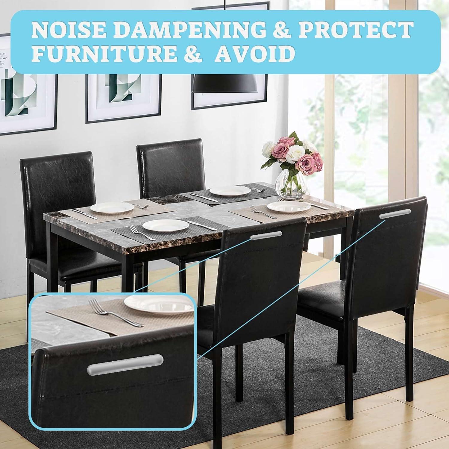 Bumpers Adhesivos Transparentes WhistenFla 40 Unidades Silicona