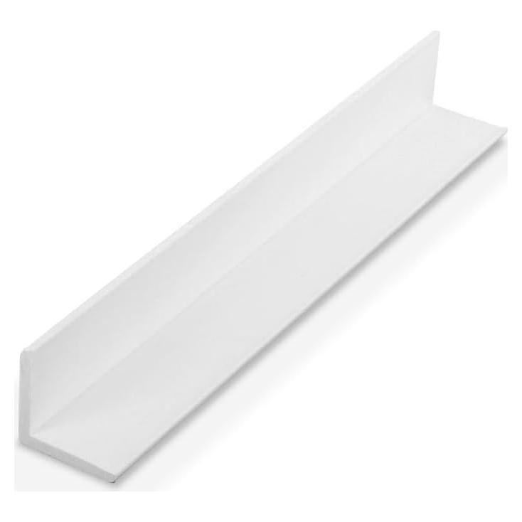 Moldura de Ángulo de Plástico Estireno Outwater 36" Blanco Mate