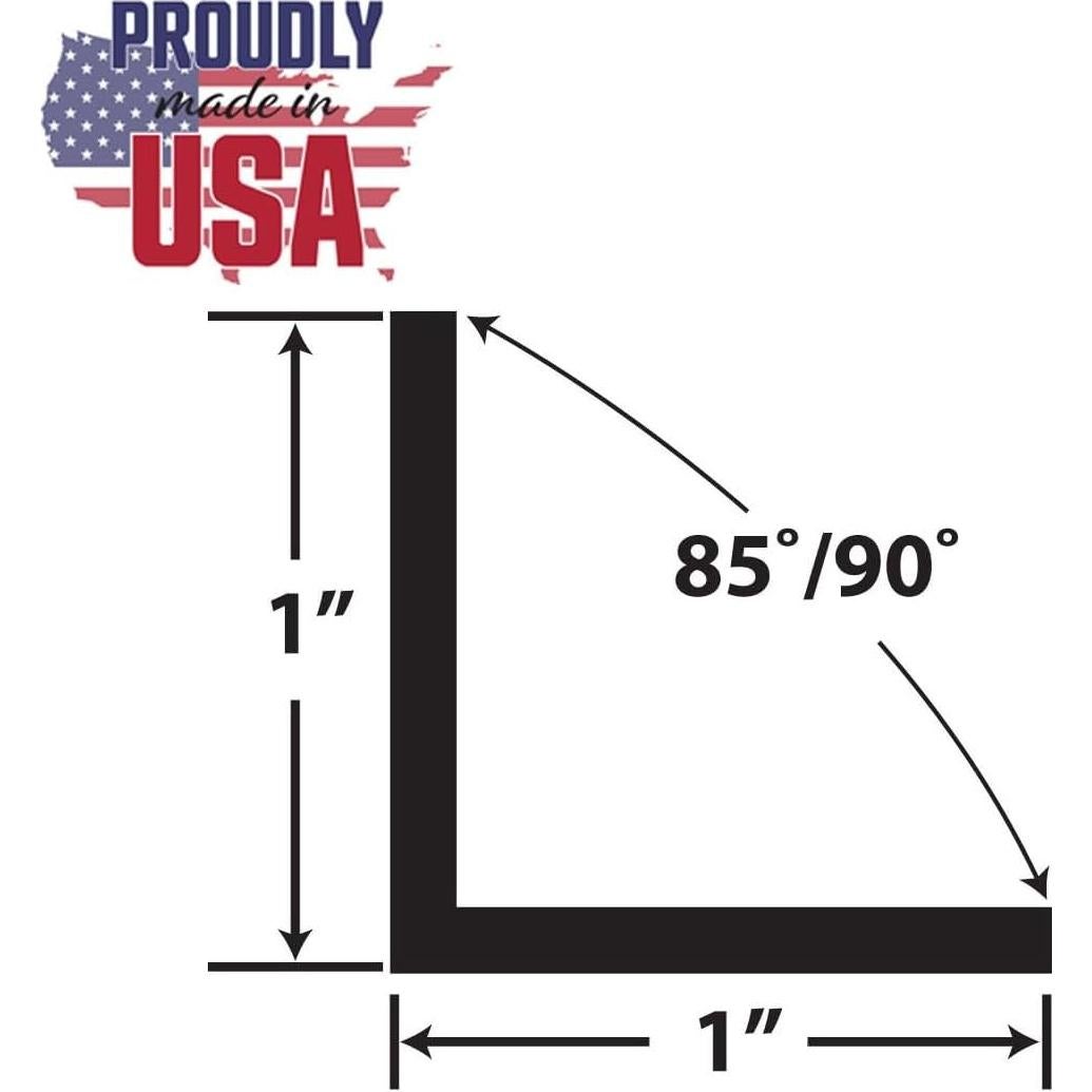 Moldura de Ángulo de Plástico Estireno Outwater 36" Blanco Mate
