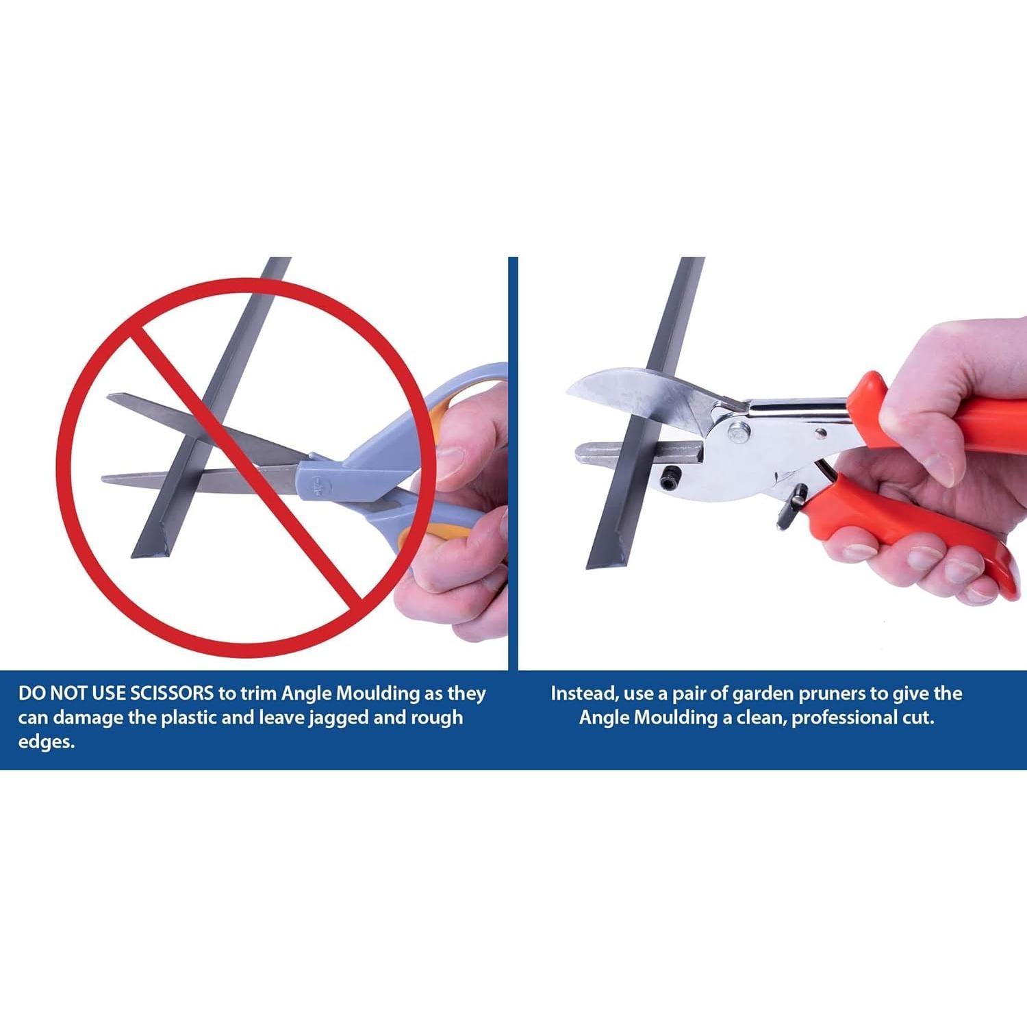 Moldura de Ángulo de Plástico Estireno Outwater 36" Blanco Mate