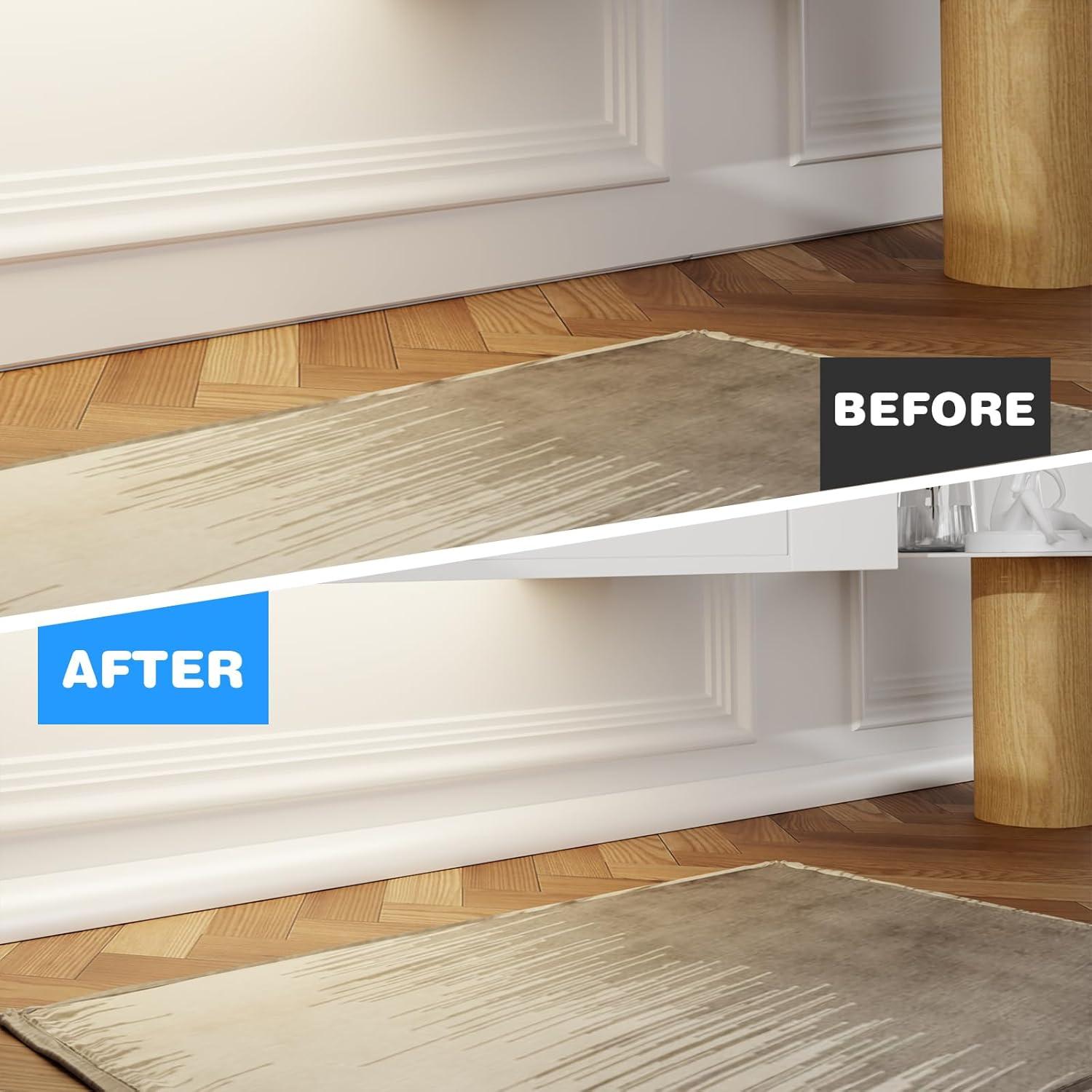 Moldura Cuarterona Flexible Ahua Walsong 99 cm Negro