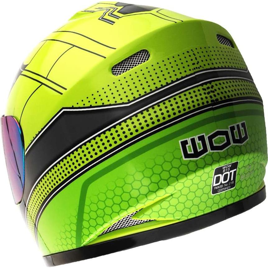 Casco Infantil WOW HKY-B15 + Guantes MX + Talla S