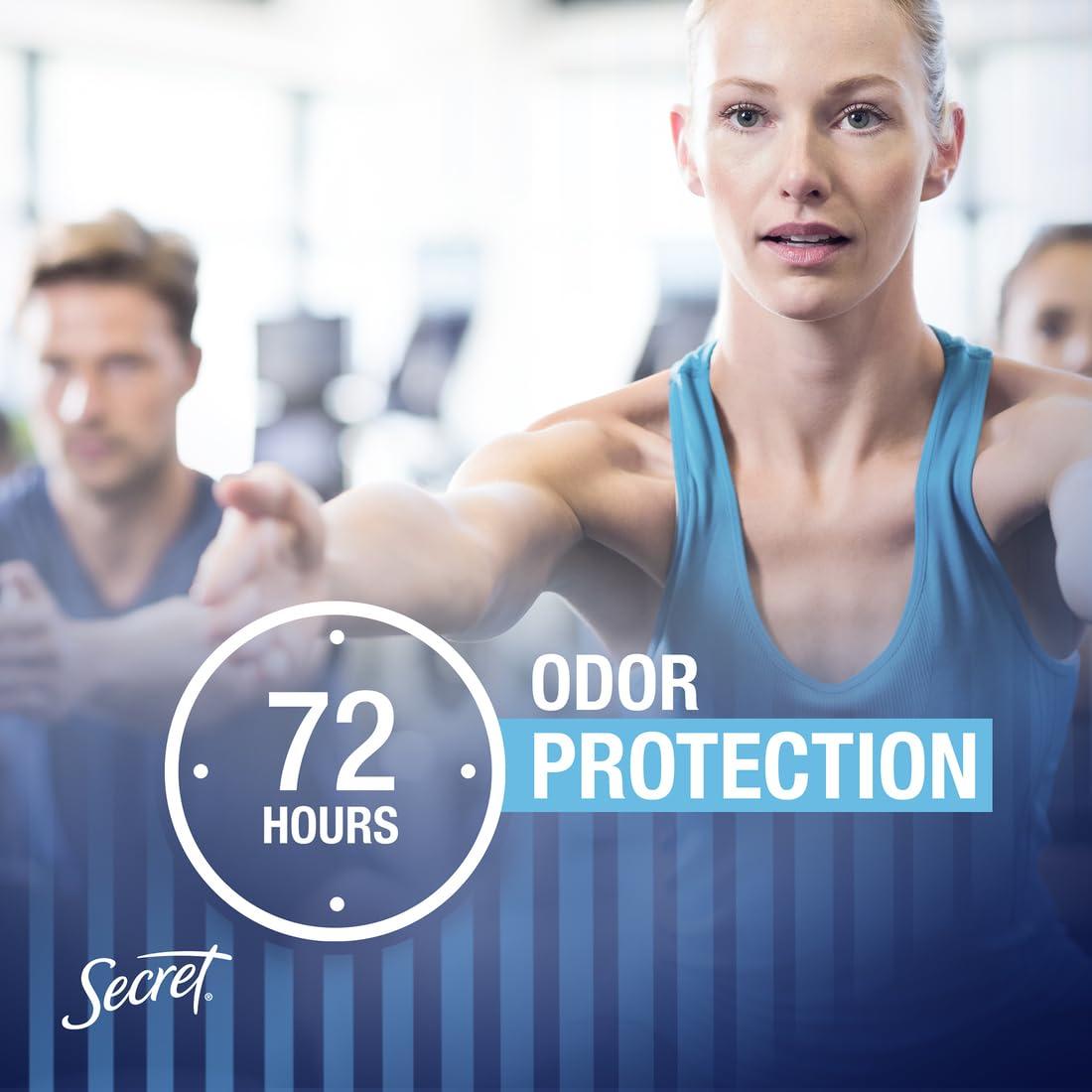 Desodorante Antitranspirante Gel Claro Secret Outlast 74g x4