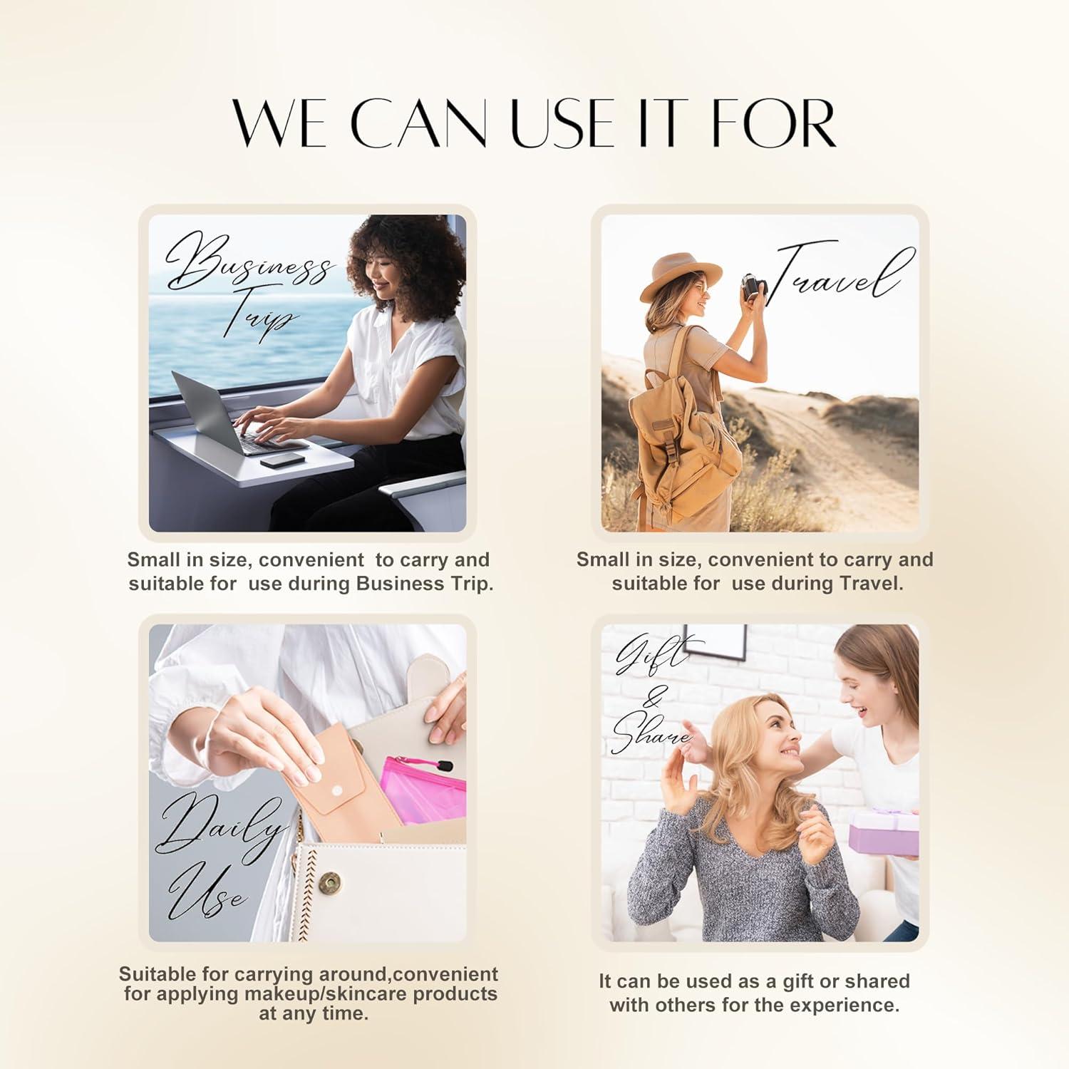 Kit de Viaje de 38 Piezas PrettyCare - Mini Envases y Brochas