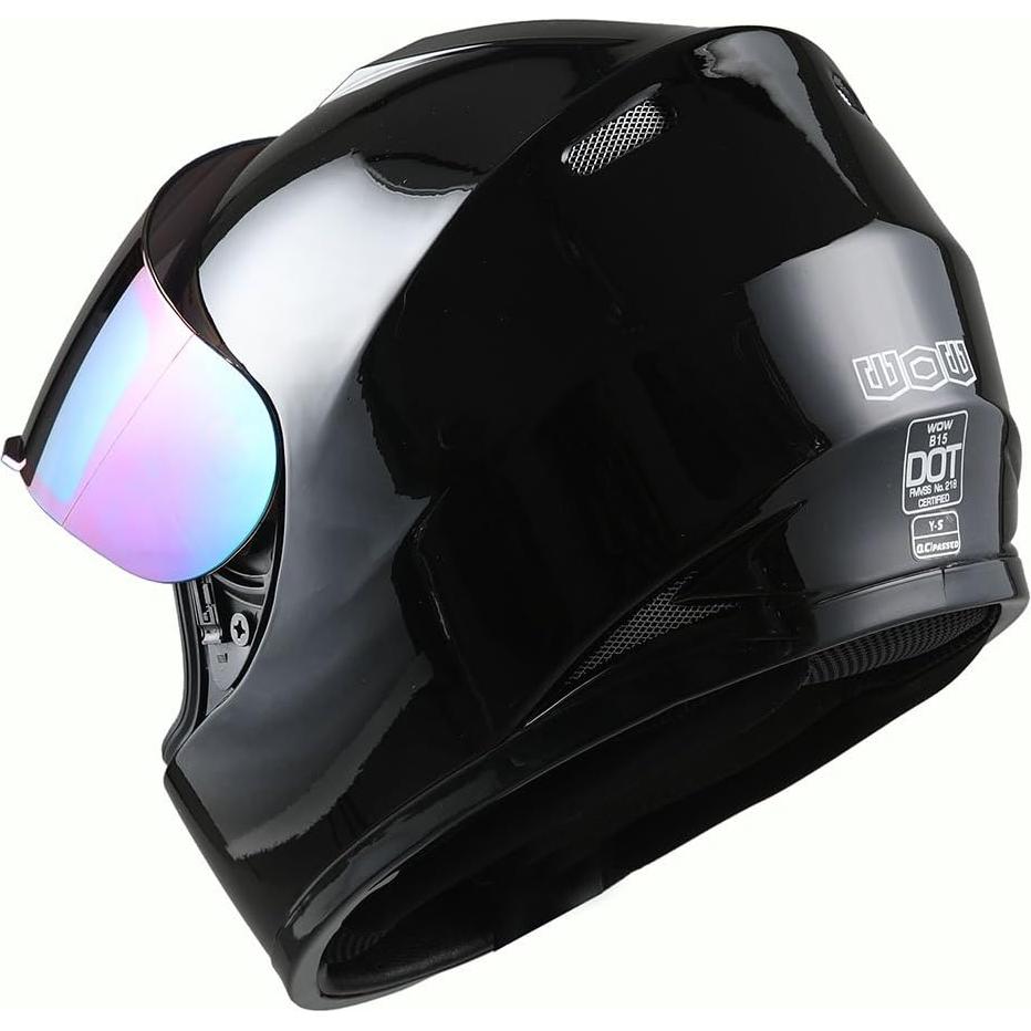Casco Integral WOW HKY-B15 para Jóvenes + Guantes MX