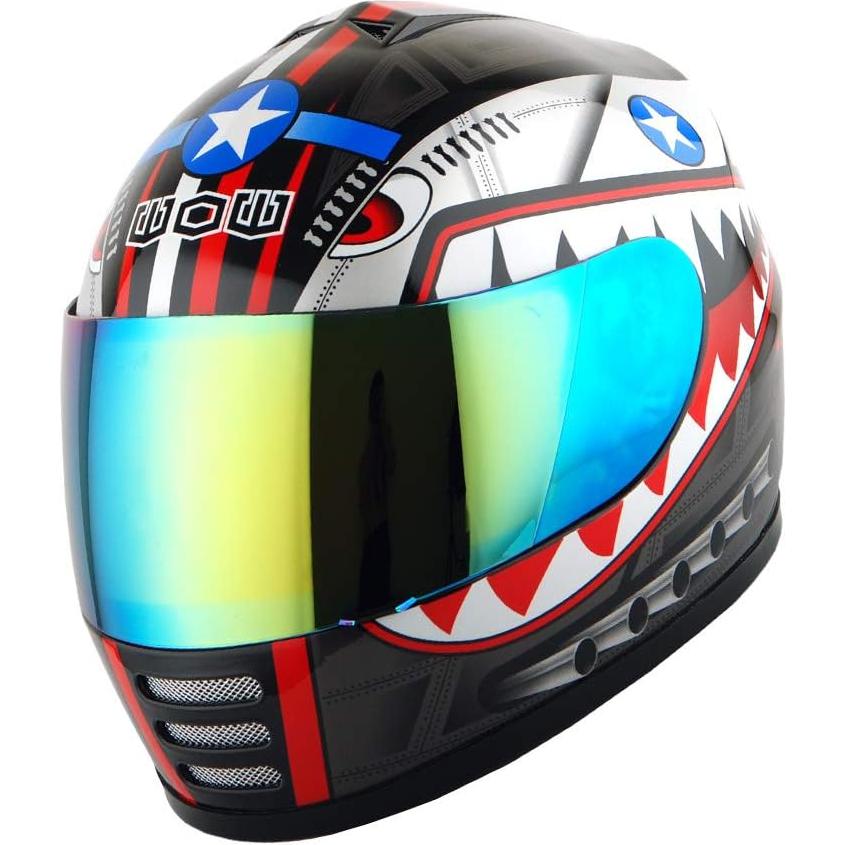 Casco Infantil WOW HKY-B15 + Guantes MX + Talla S