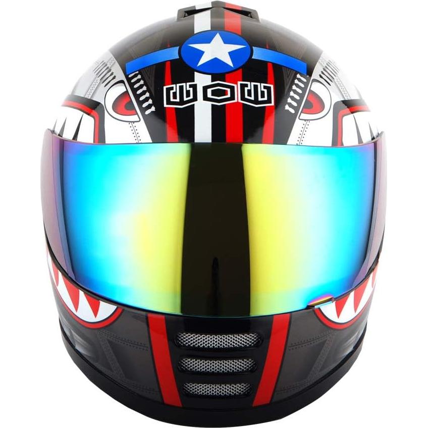 Casco Infantil WOW HKY-B15 + Guantes MX + Talla S