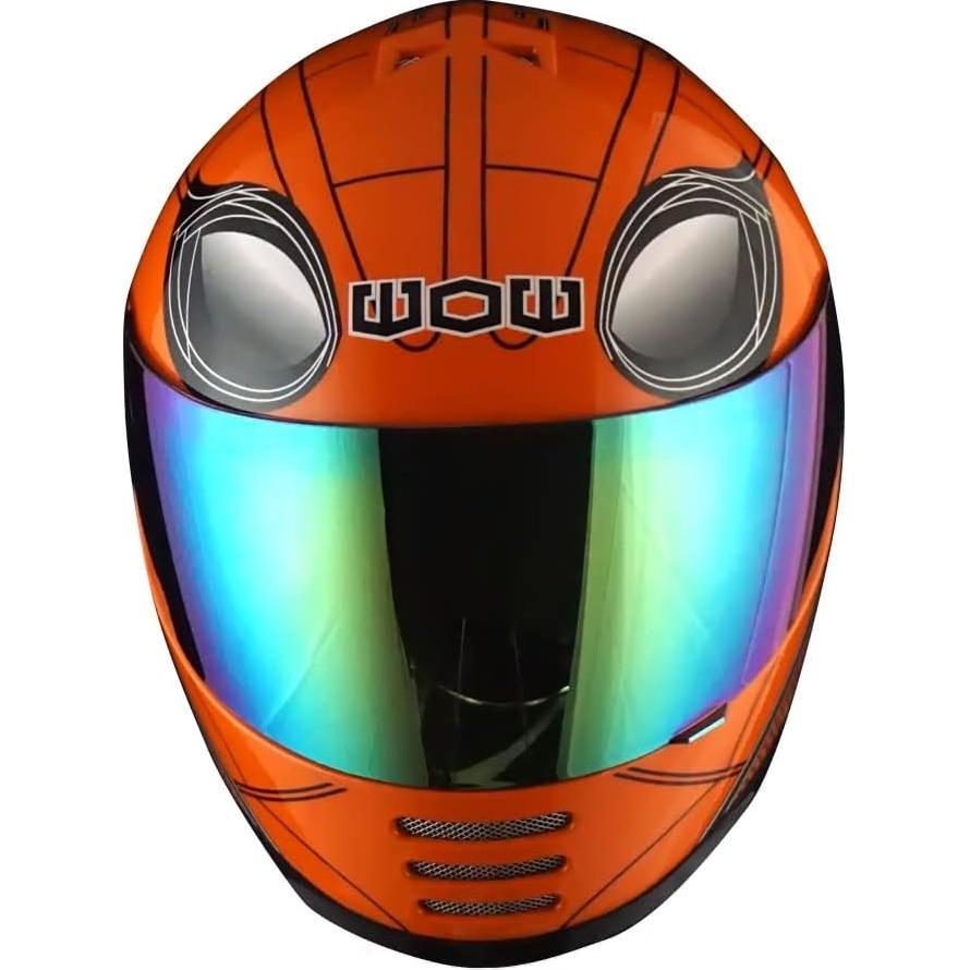 Casco Infantil WOW HKY-B15 + Guantes MX + Talla S