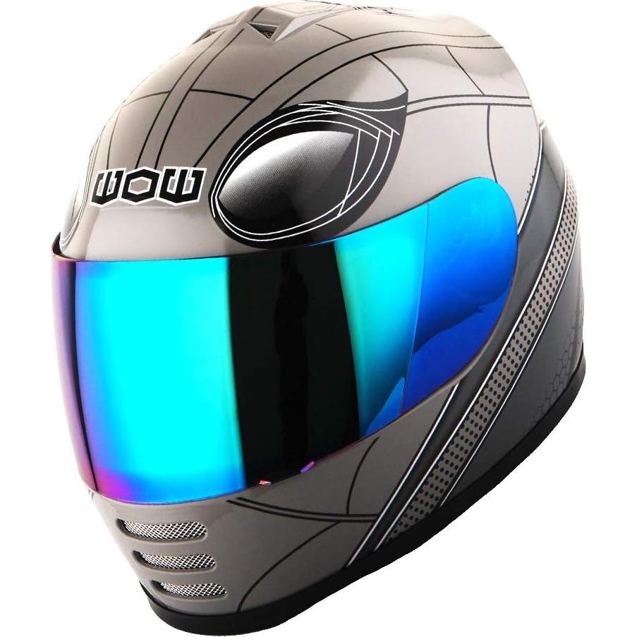 Casco Infantil WOW HKY-B15 + Guantes MX + Talla S