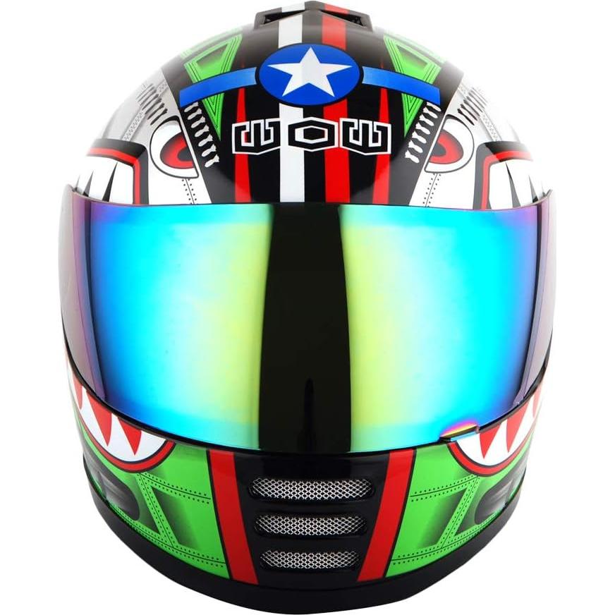 Casco Infantil WOW HKY-B15 + Guantes MX + Talla S